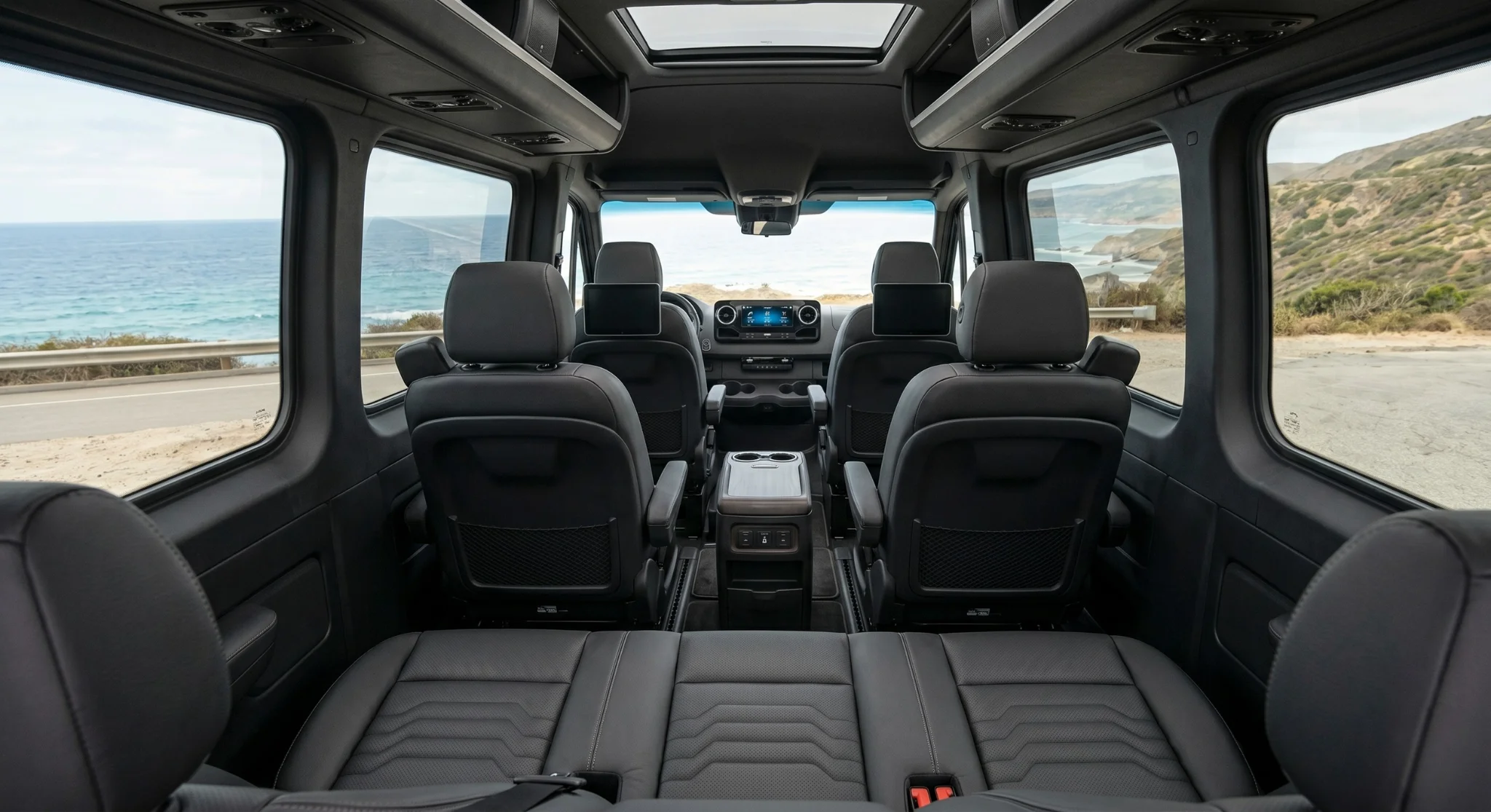 2026 Mercedes-Benz Sprinter cargo van interior view at Mercedes-Benz of El Cajon