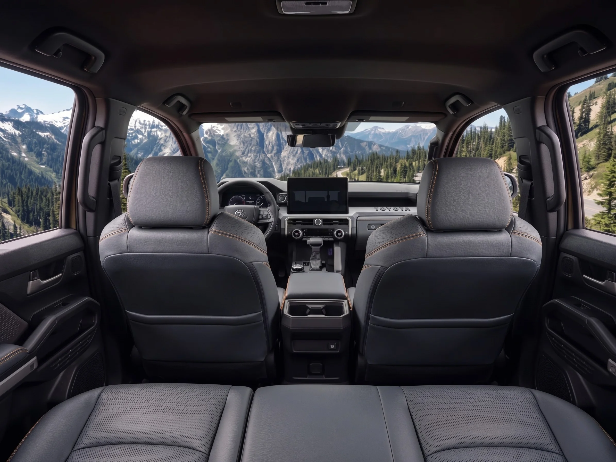 2026 Toyota Tacoma interior cabin and dashboard