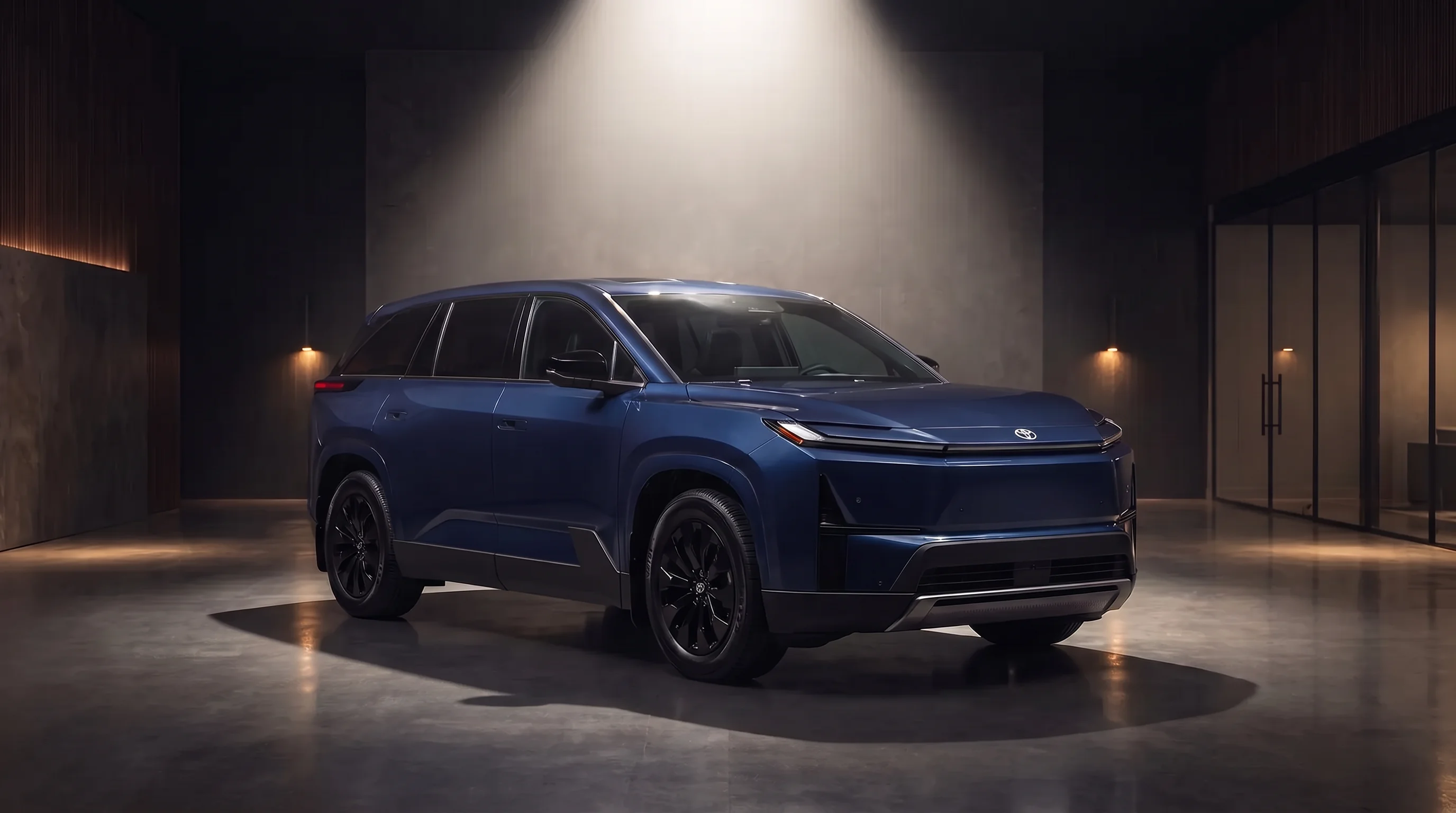 2027 Toyota Highlander EV three-row electric SUV available near San Juan Capistrano, CA