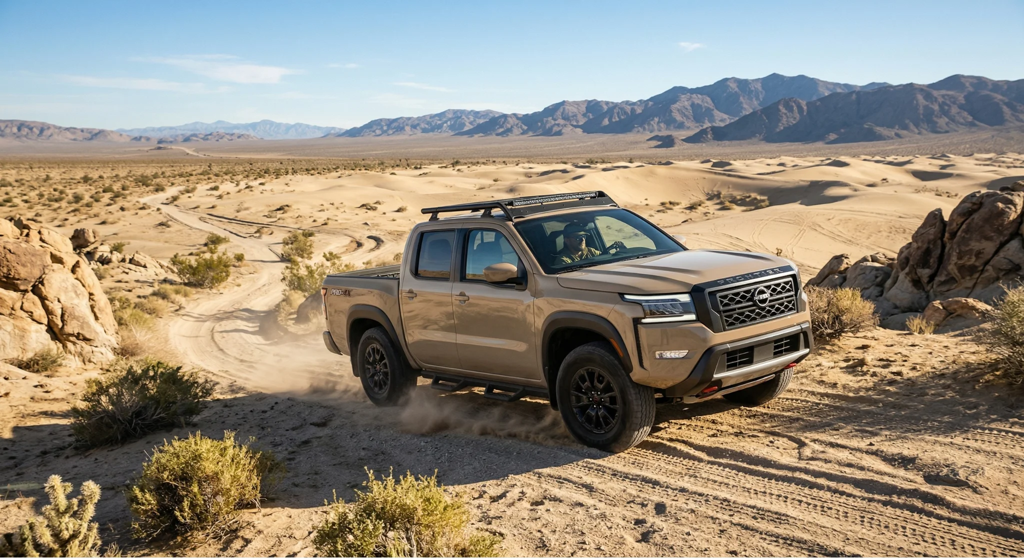 2026 Nissan Frontier midsize pickup truck at Empire Nissan in Ontario, CA