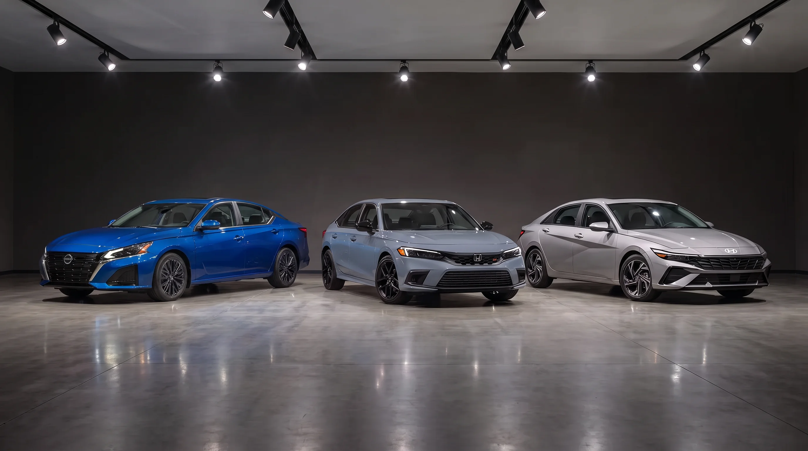 2026 Nissan Altima, Honda Civic and Hyundai Elantra compared for commuters at Empire Nissan in Ontario, CA