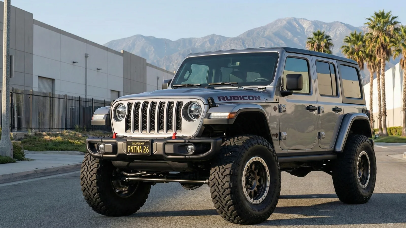 2026 Jeep Wrangler customization accessories lift kit Fontana California
