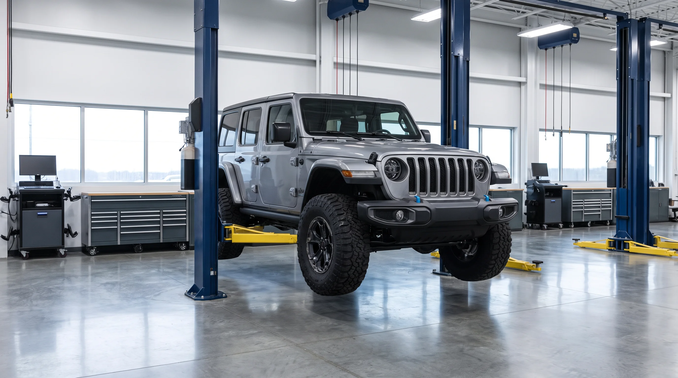 Jeep service and maintenance at the Fontana Chrysler Dodge Jeep Ram service center in Fontana, California