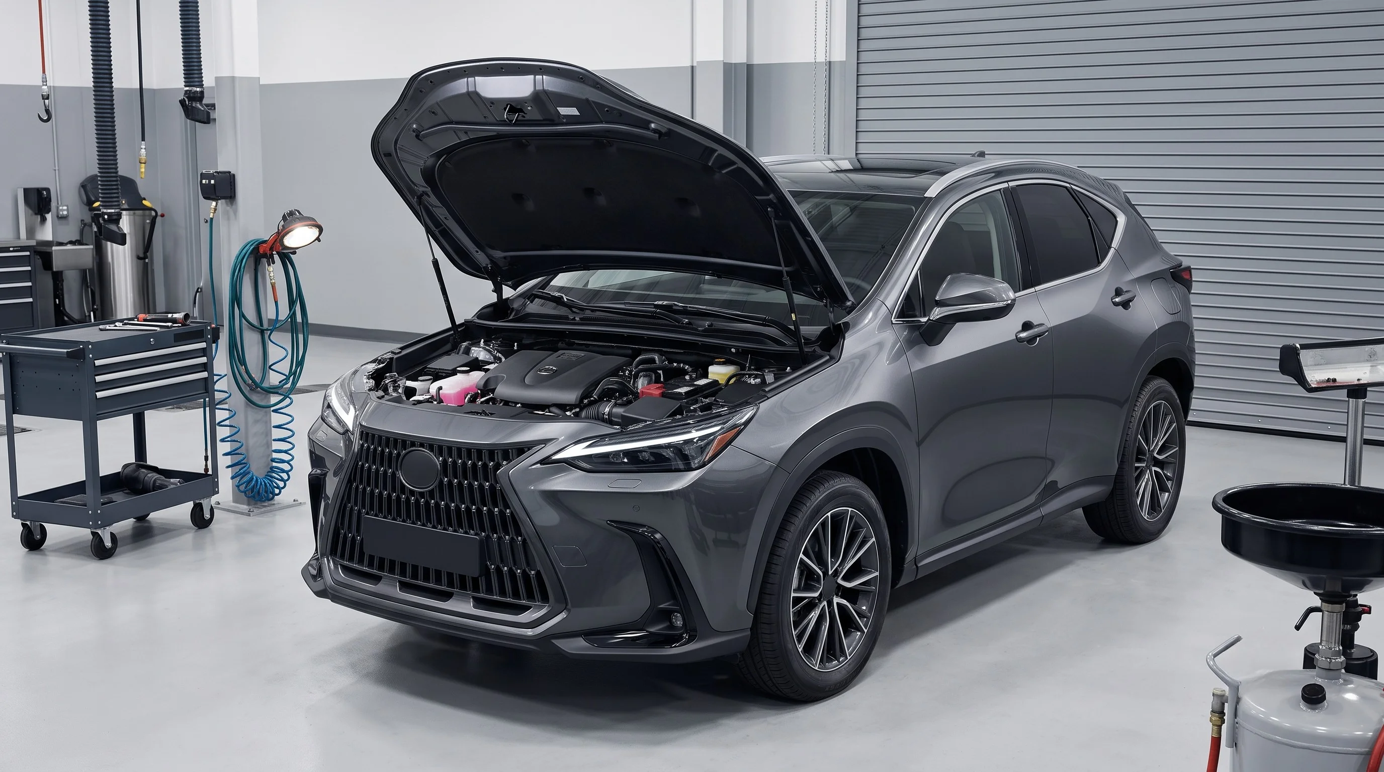 Fresno Lexus service technician explaining LexusCare maintenance plan coverage and costs