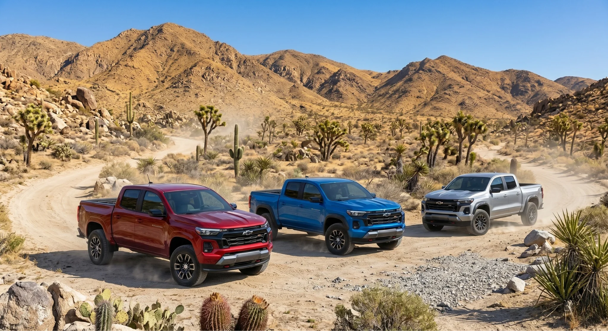 2026 Chevrolet Colorado midsize pickup truck on display at Galleria Chevrolet in Dallas