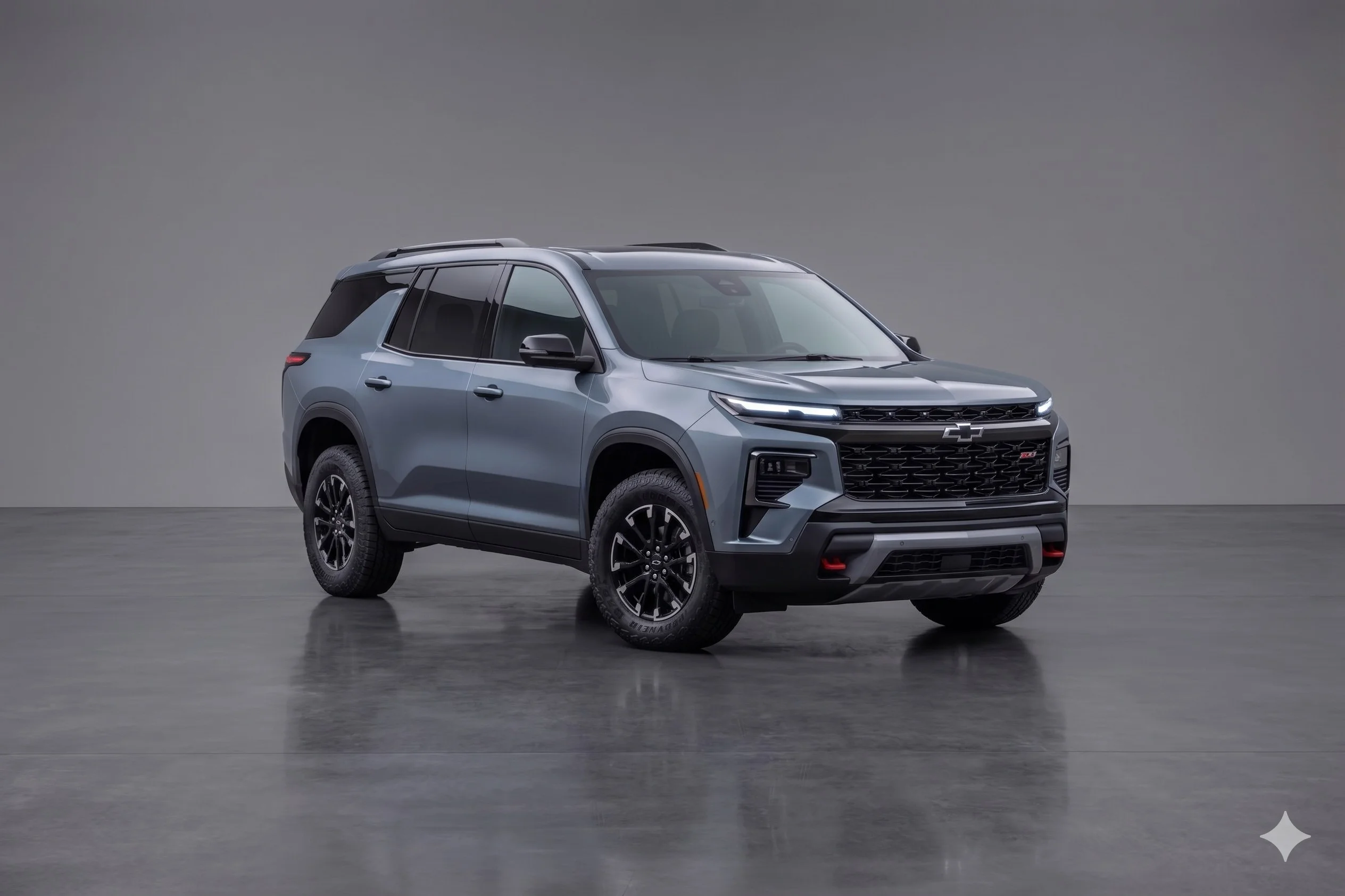 2026 Chevrolet Traverse three-row SUV lineup at Galleria Chevrolet in Dallas, TX