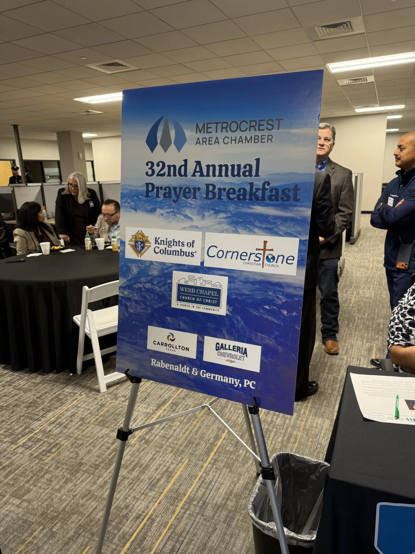 Galleria Chevrolet team at the Metrocrest Chamber Prayer Breakfast