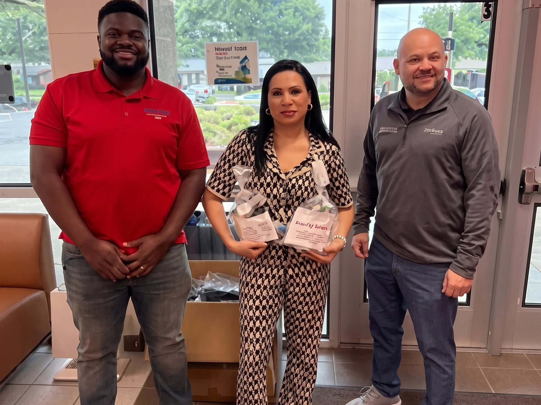 180 Teacher Appreciation bags for every teacher and staff member at W.T. White High School