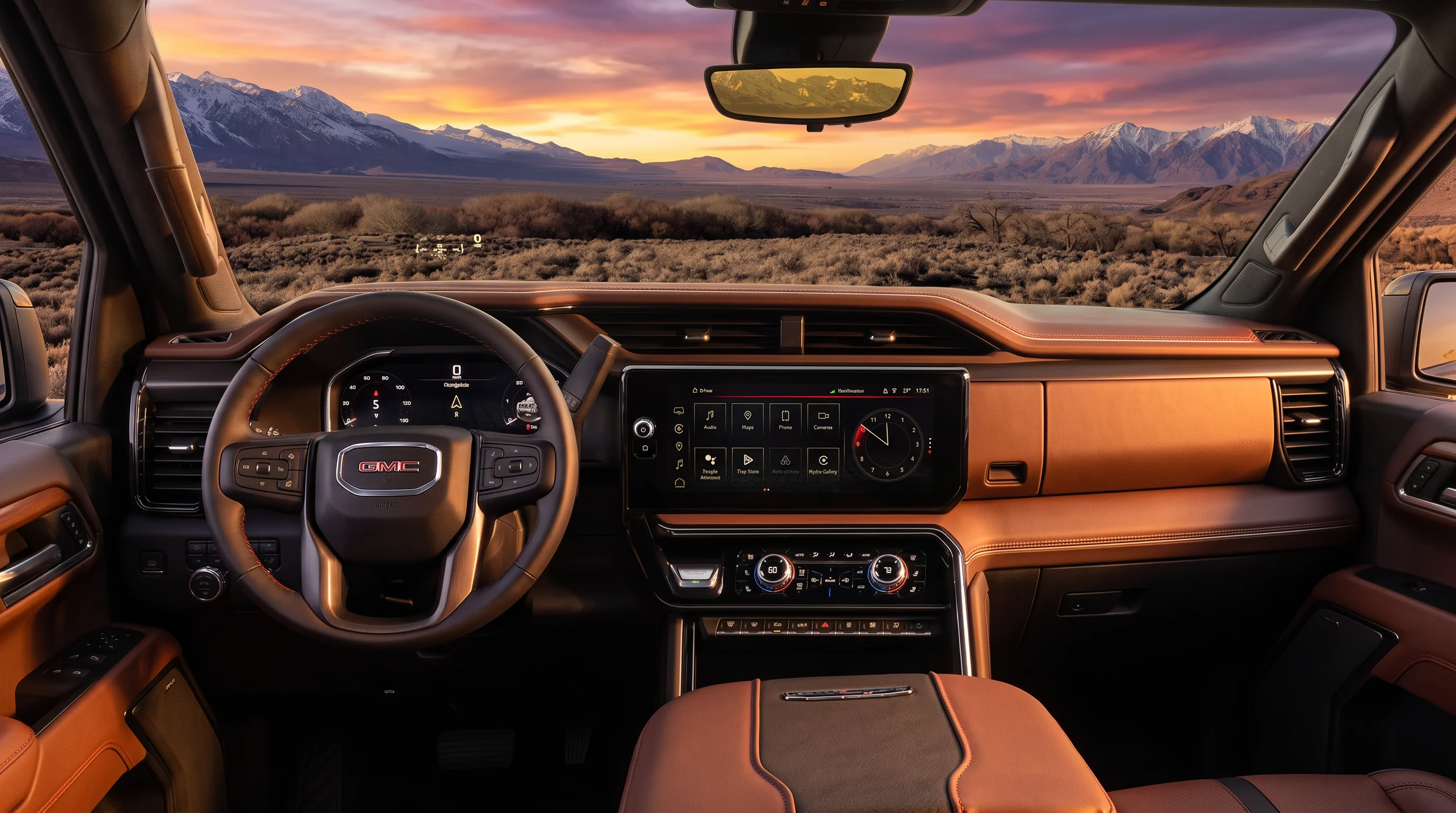 GMC Super Cruise hands-free driving technology engaged on a divided highway near Legacy GMC of Waxahachie