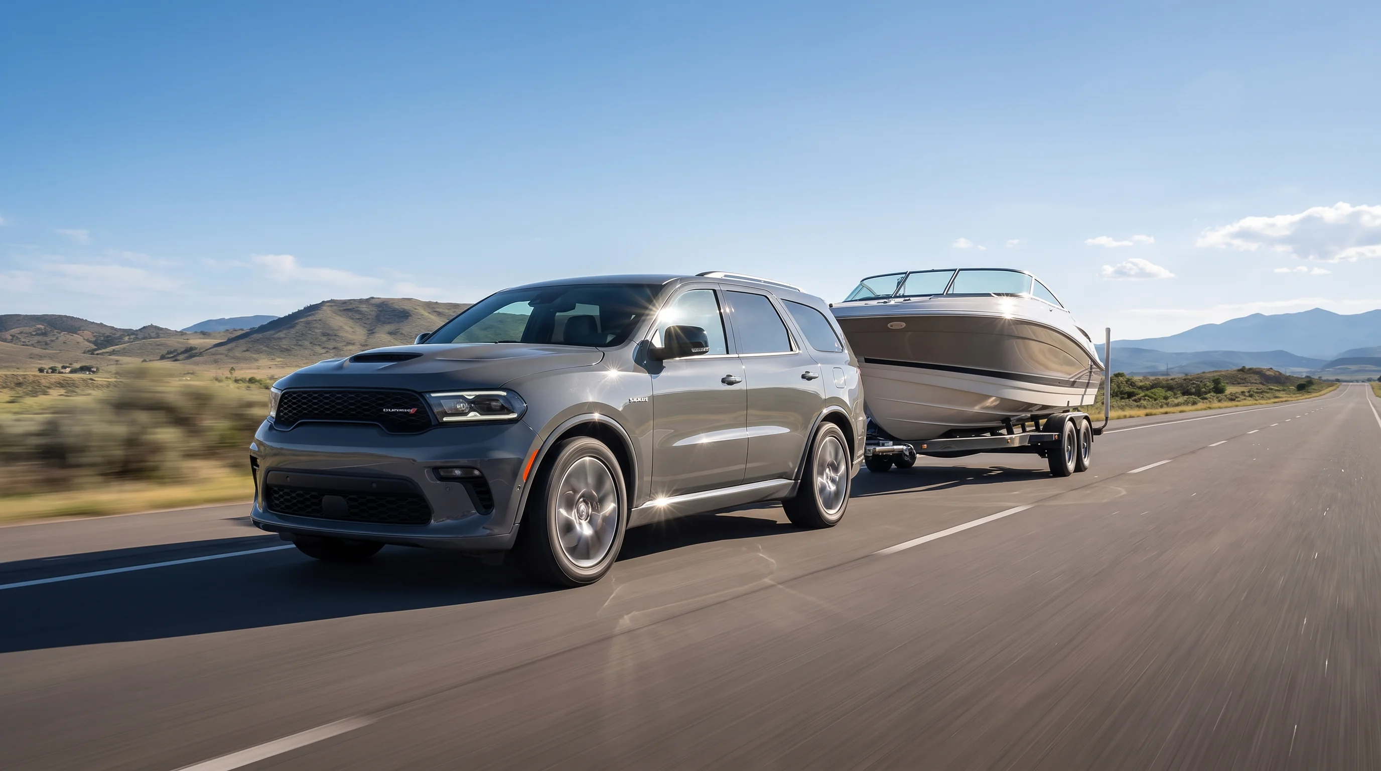 2026 Dodge Durango configured for towing with the Tow N Go package