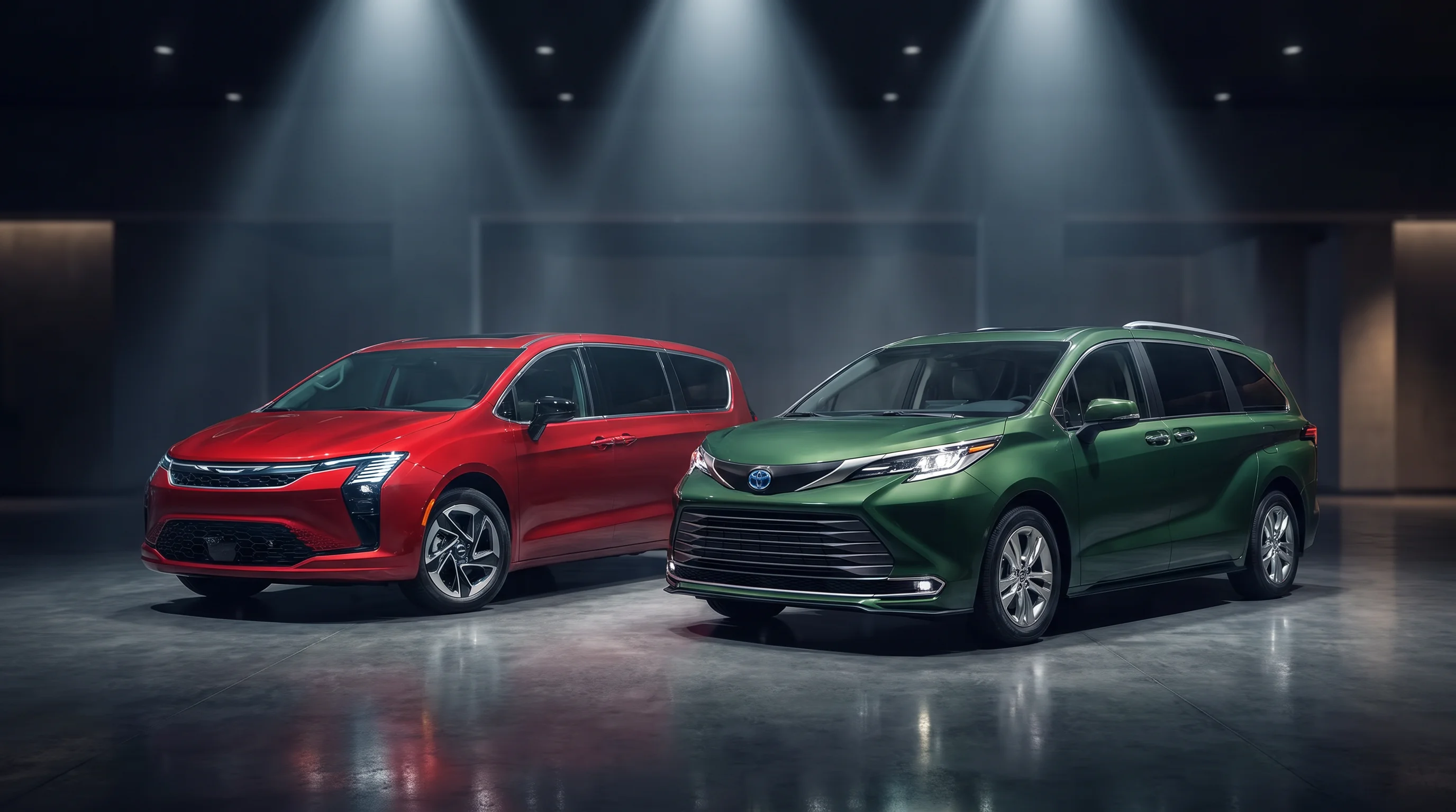2027 Chrysler Pacifica minivan compared with the Toyota Sienna at Jeep Chrysler Dodge RAM FIAT of Ontario in Ontario, CA
