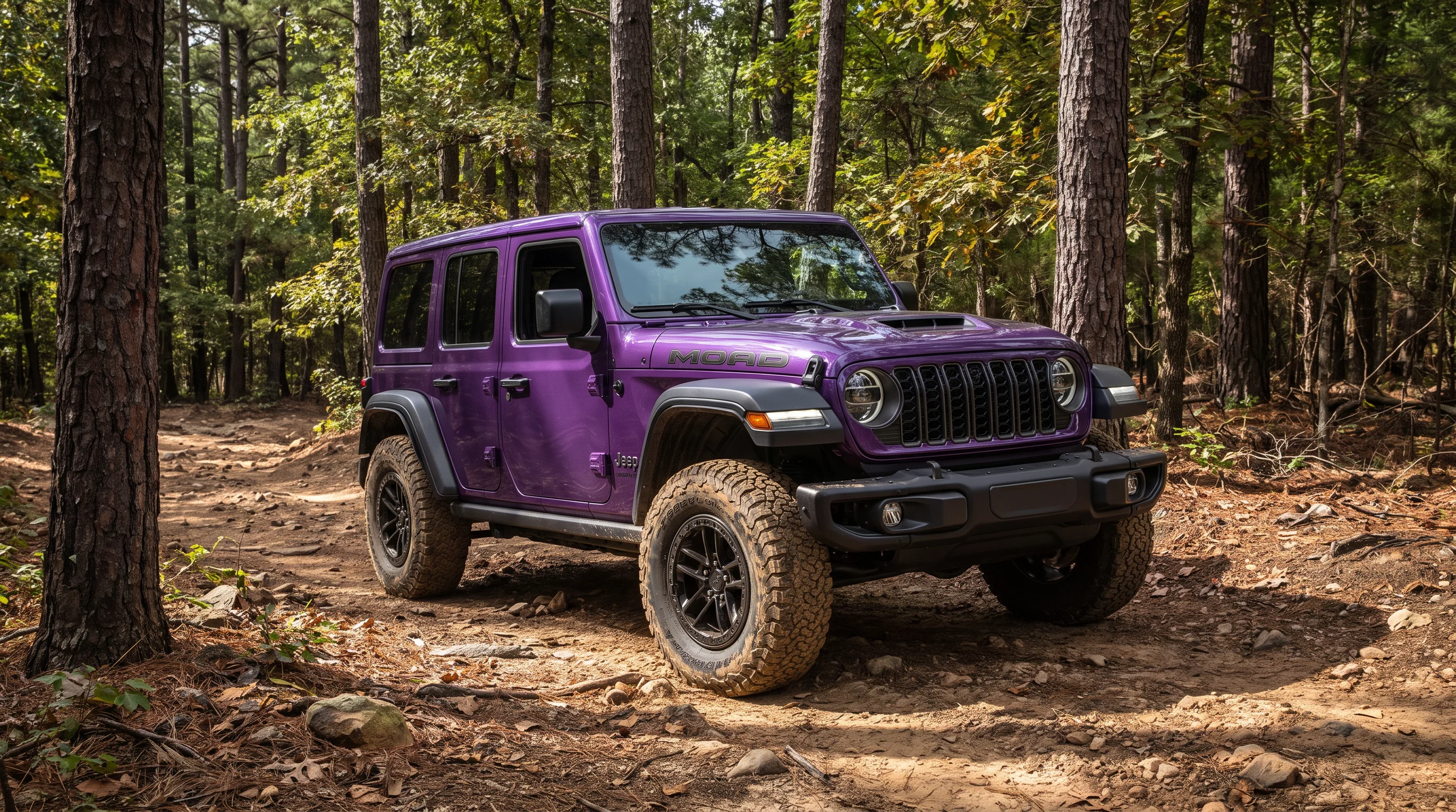 2026 Jeep Wrangler equipped for off-road driving near Yucca Valley, California