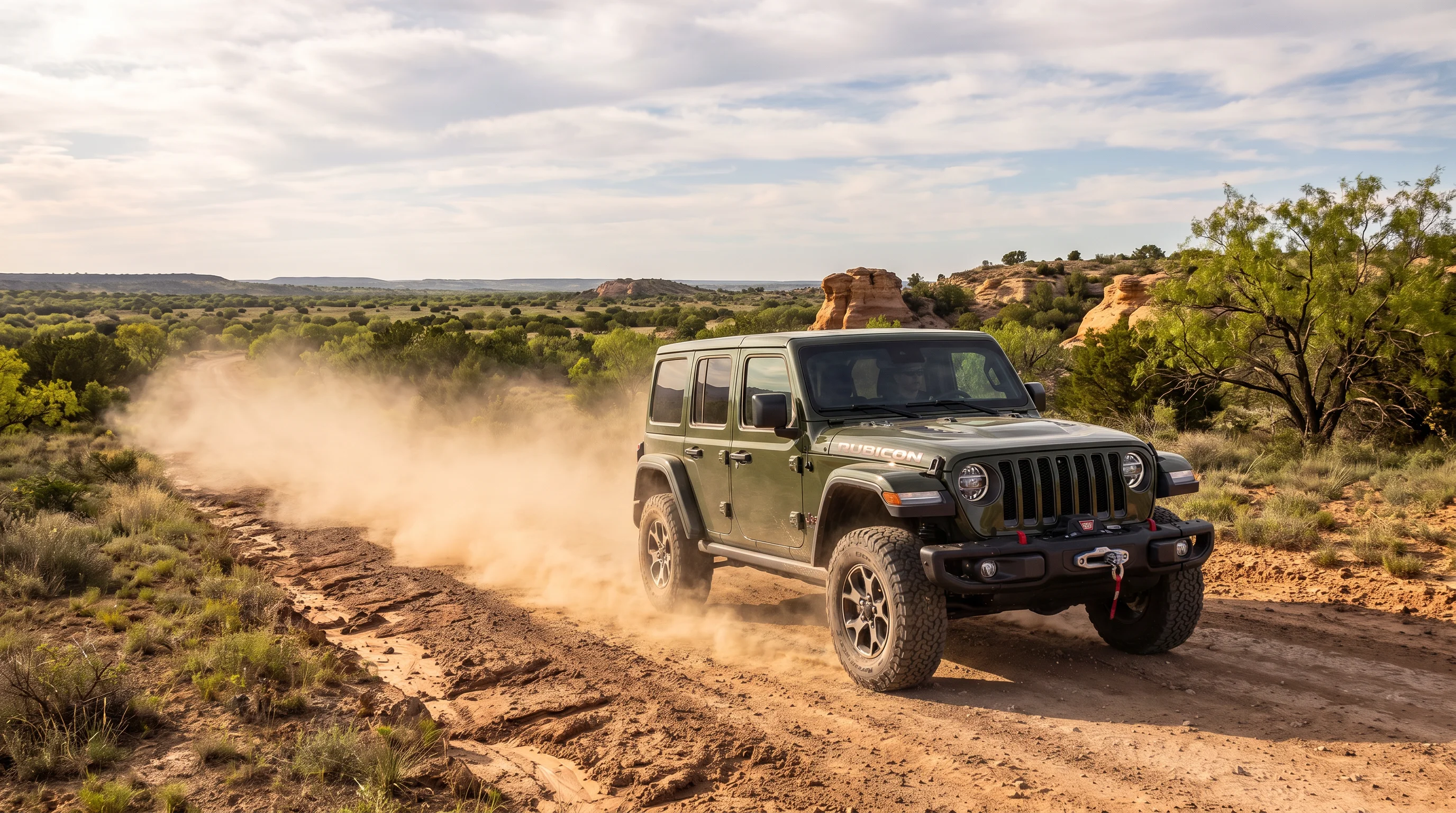 2026 Jeep Wrangler on a desert trail near Yucca Valley, California