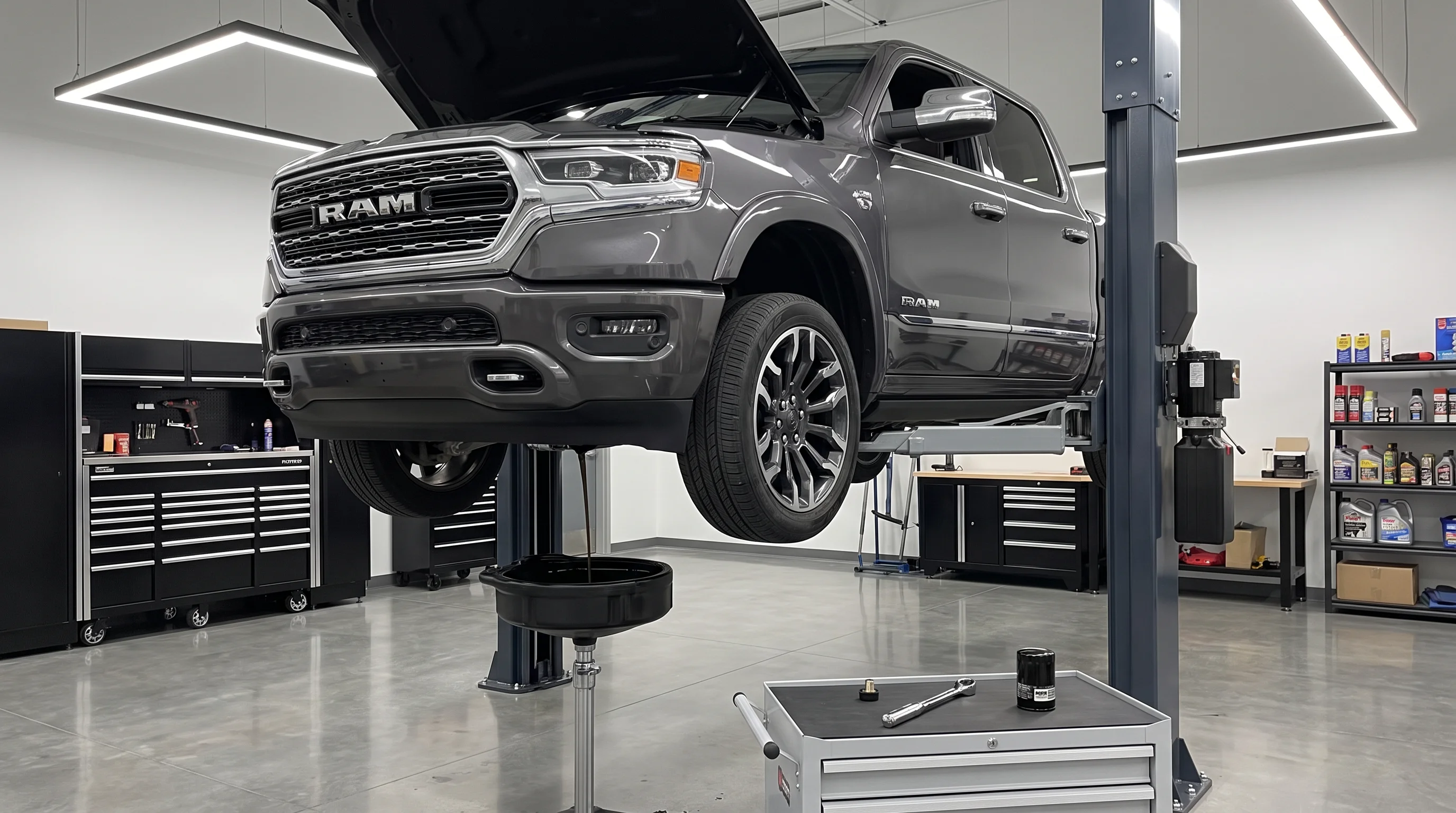 Ram 1500 pickup truck at Joshua Tree CDJR in Yucca Valley, California