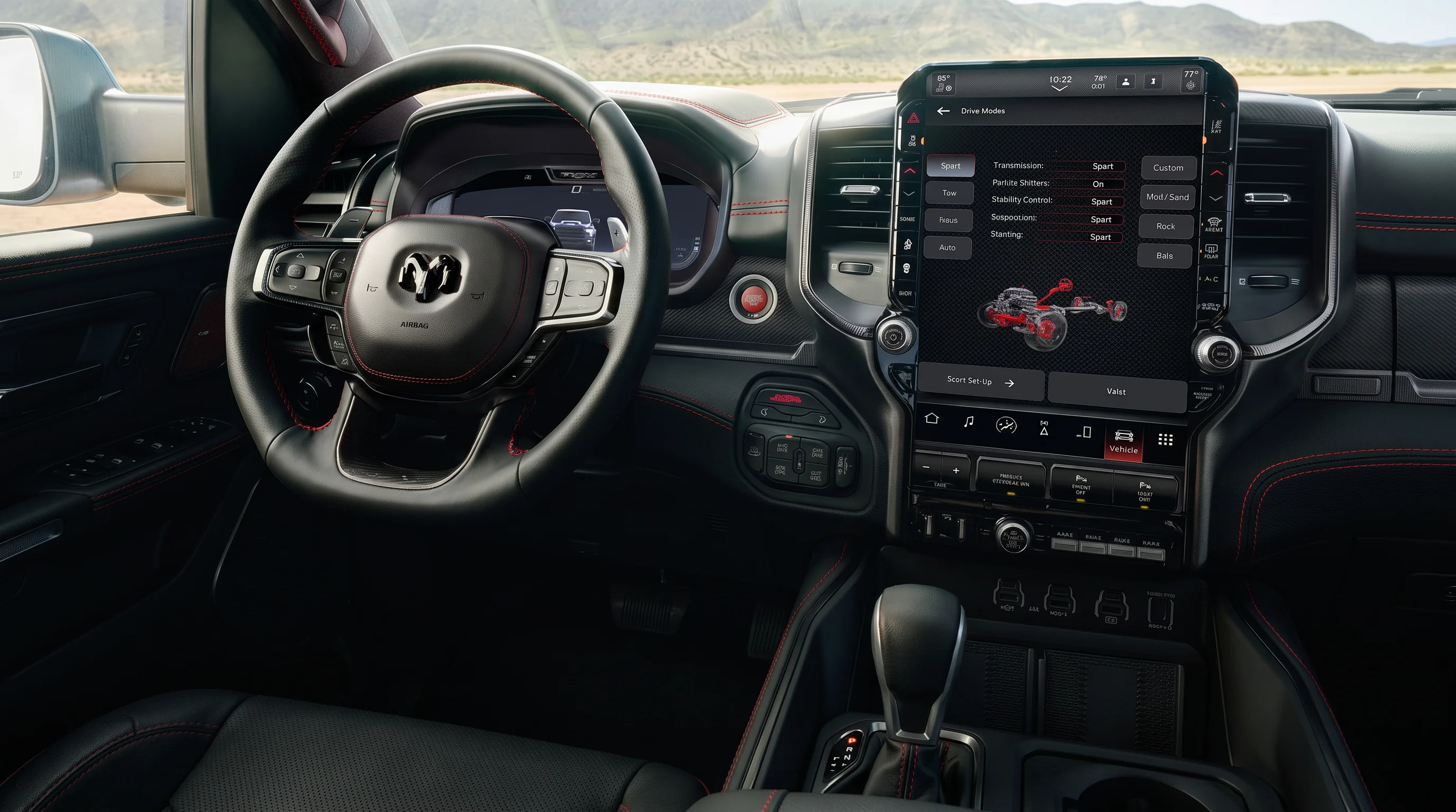 2027 Ram 1500 interior at Joshua Tree CDJR in Yucca Valley, CA