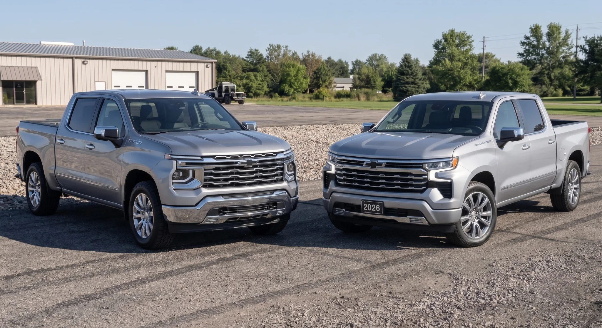 2027 Chevrolet Silverado 1500 redesign compared with the 2026 Silverado 1500 at Legacy Chevrolet of Waxahachie