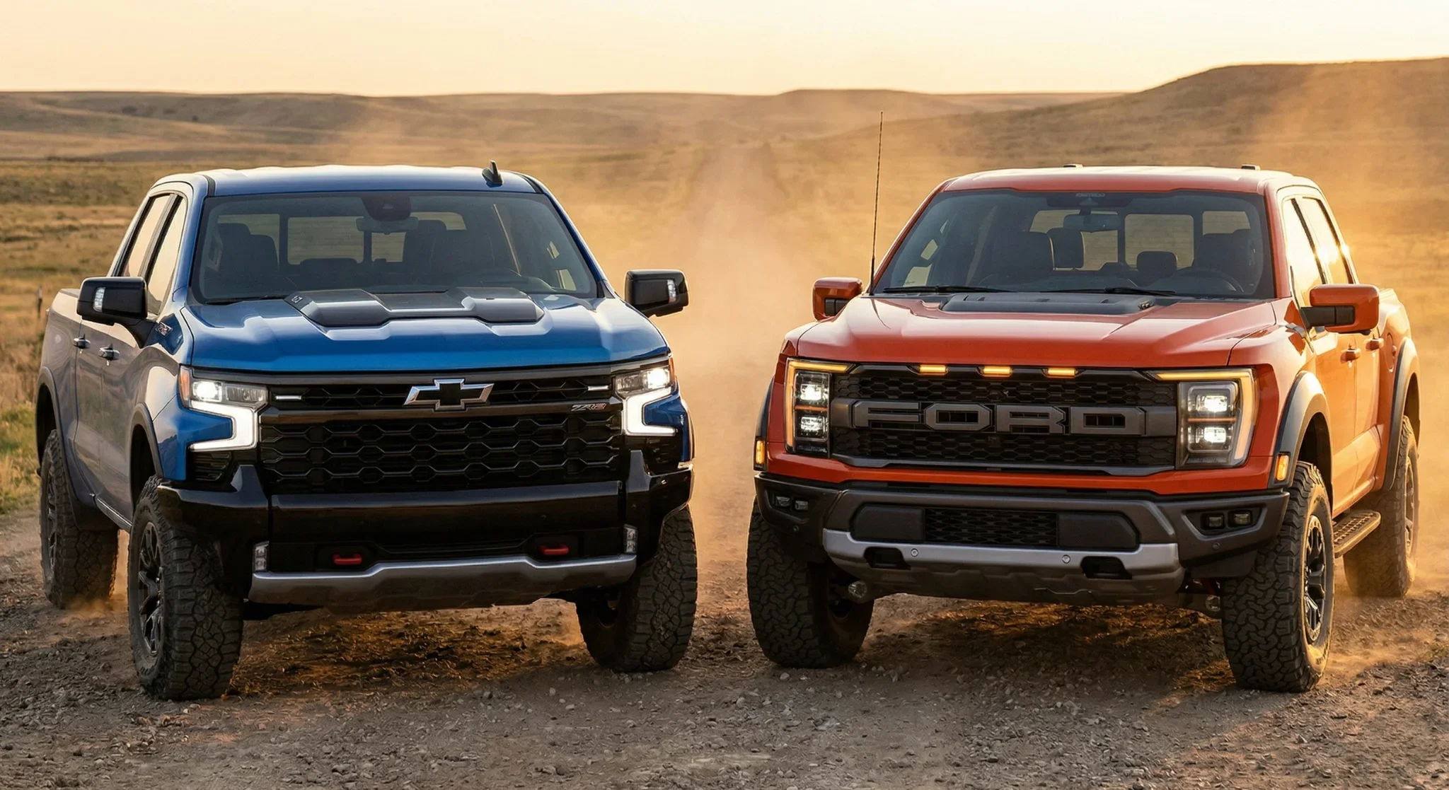 Chevrolet Silverado 1500 2026 y Ford F-150 2026 comparacion de camionetas en Legacy Chevrolet de Waxahachie