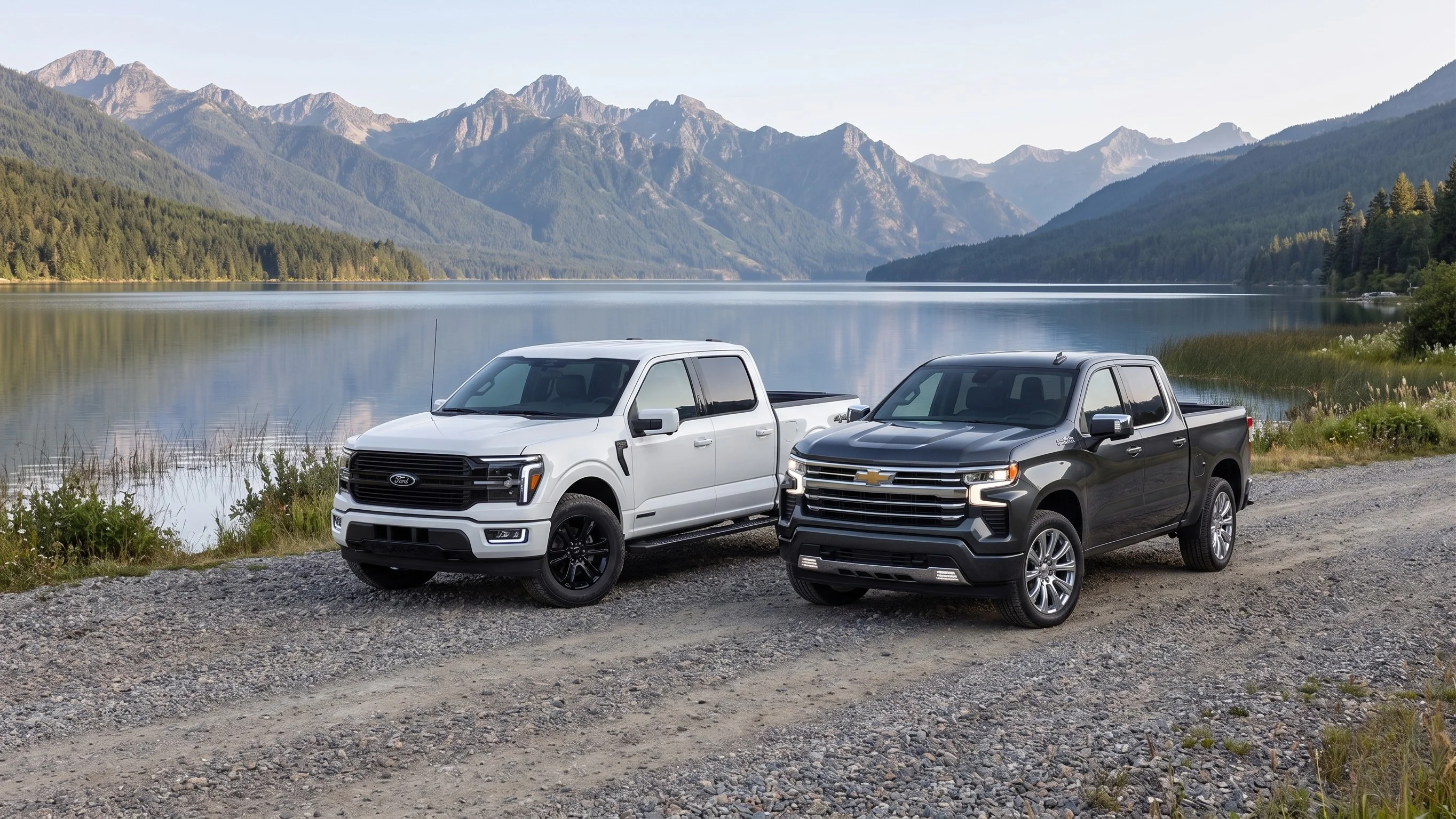 2026 Chevy Silverado 1500 frente a 2026 Ford F-150 en Legacy Chevrolet of Waxahachie