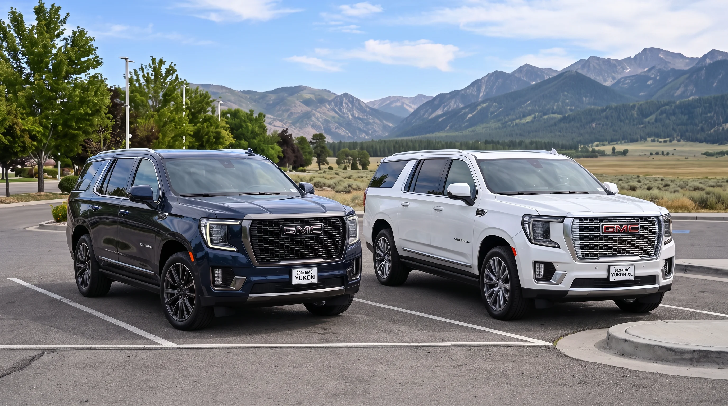 2026 GMC Yukon and 2026 GMC Yukon XL compared side by side at Legacy GMC of Waxahachie