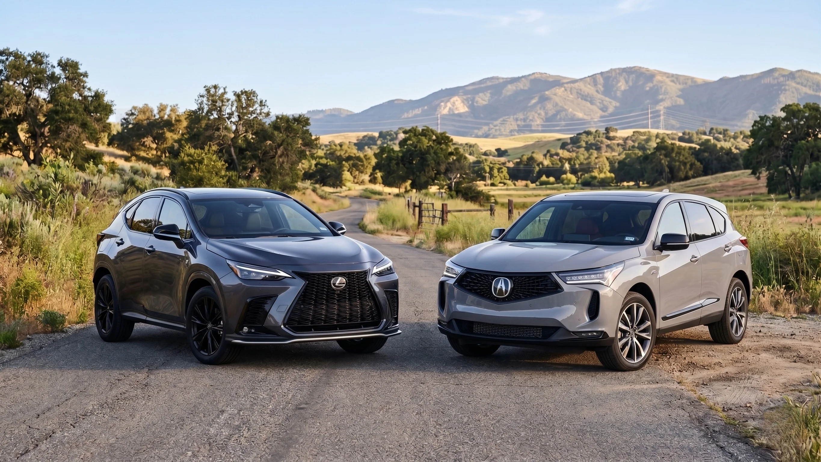2026 Lexus NX and 2026 Acura RDX luxury SUVs compared at Lexus of Woodland Hills