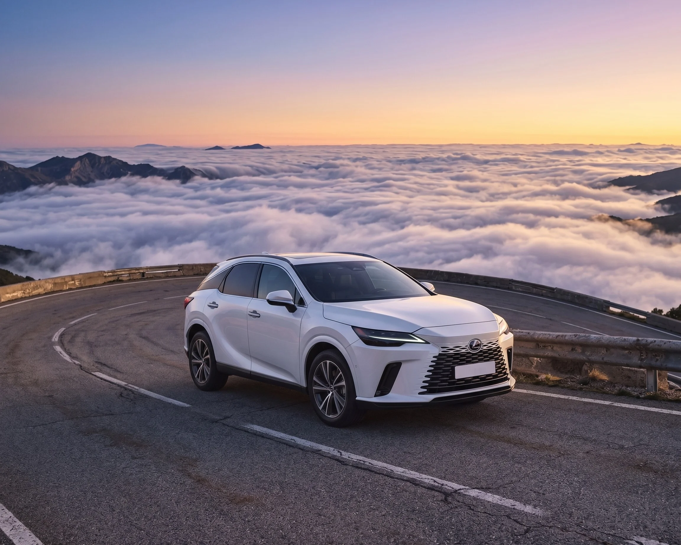 Lexus hybrid battery and high-voltage system in a Lexus SUV