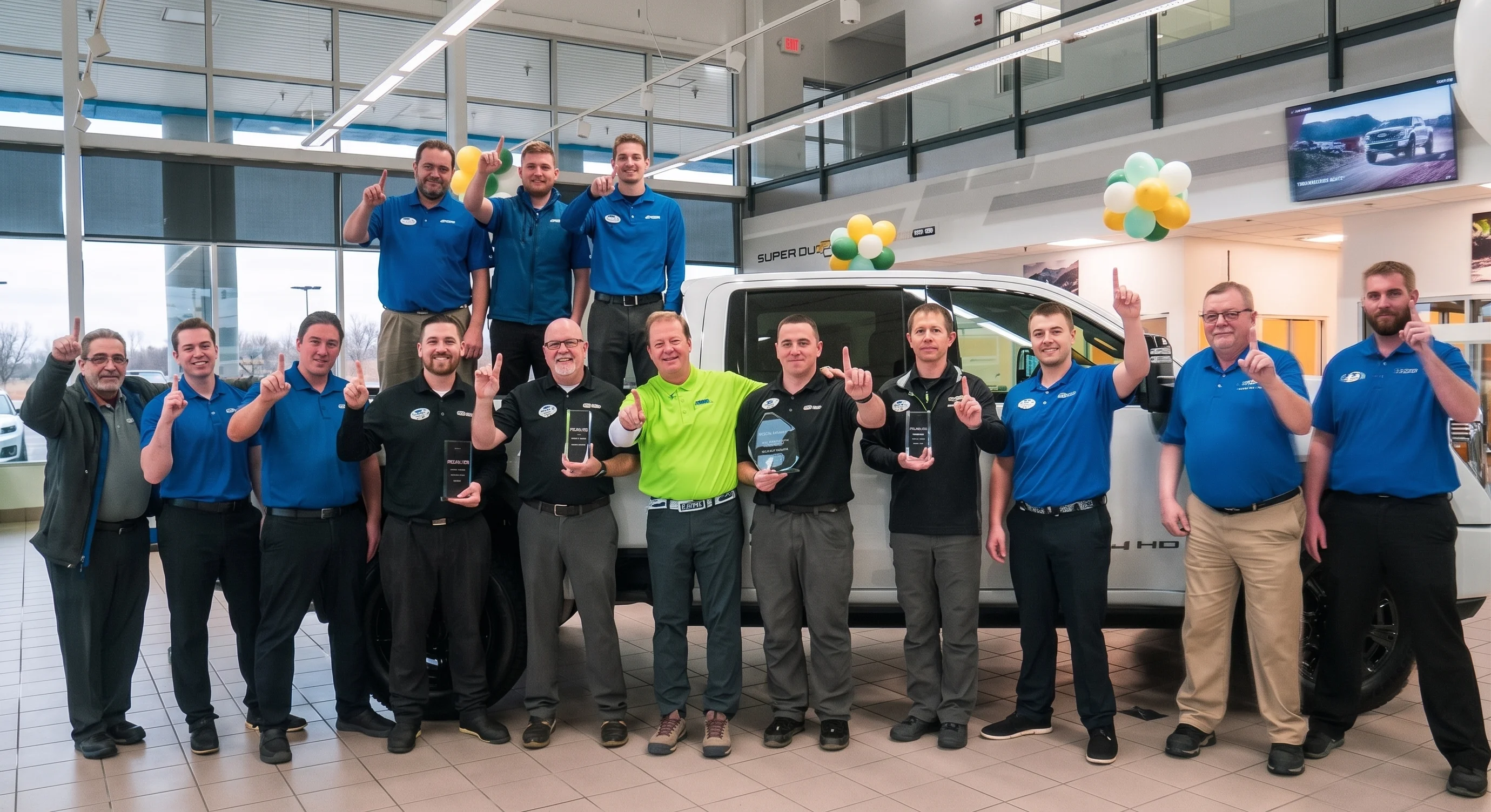 The Lynch GM Superstore team in Burlington, Wisconsin