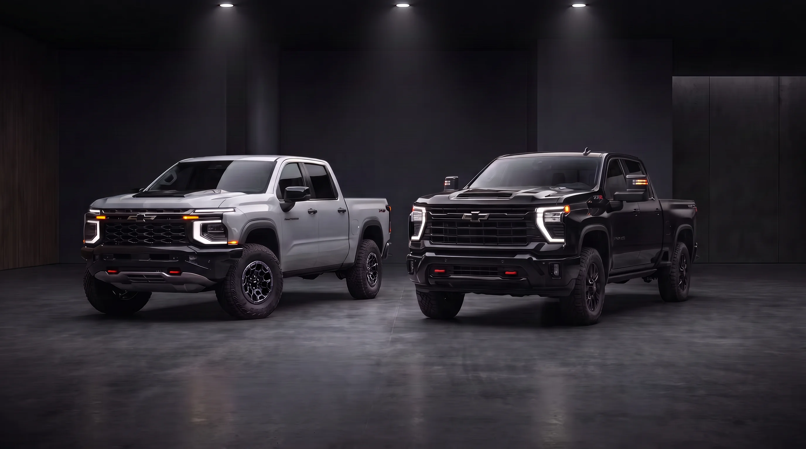 Chevrolet Silverado 1500 and Silverado 2500 HD pickup trucks compared at Lynch Chevrolet of Mukwonago in Mukwonago, WI