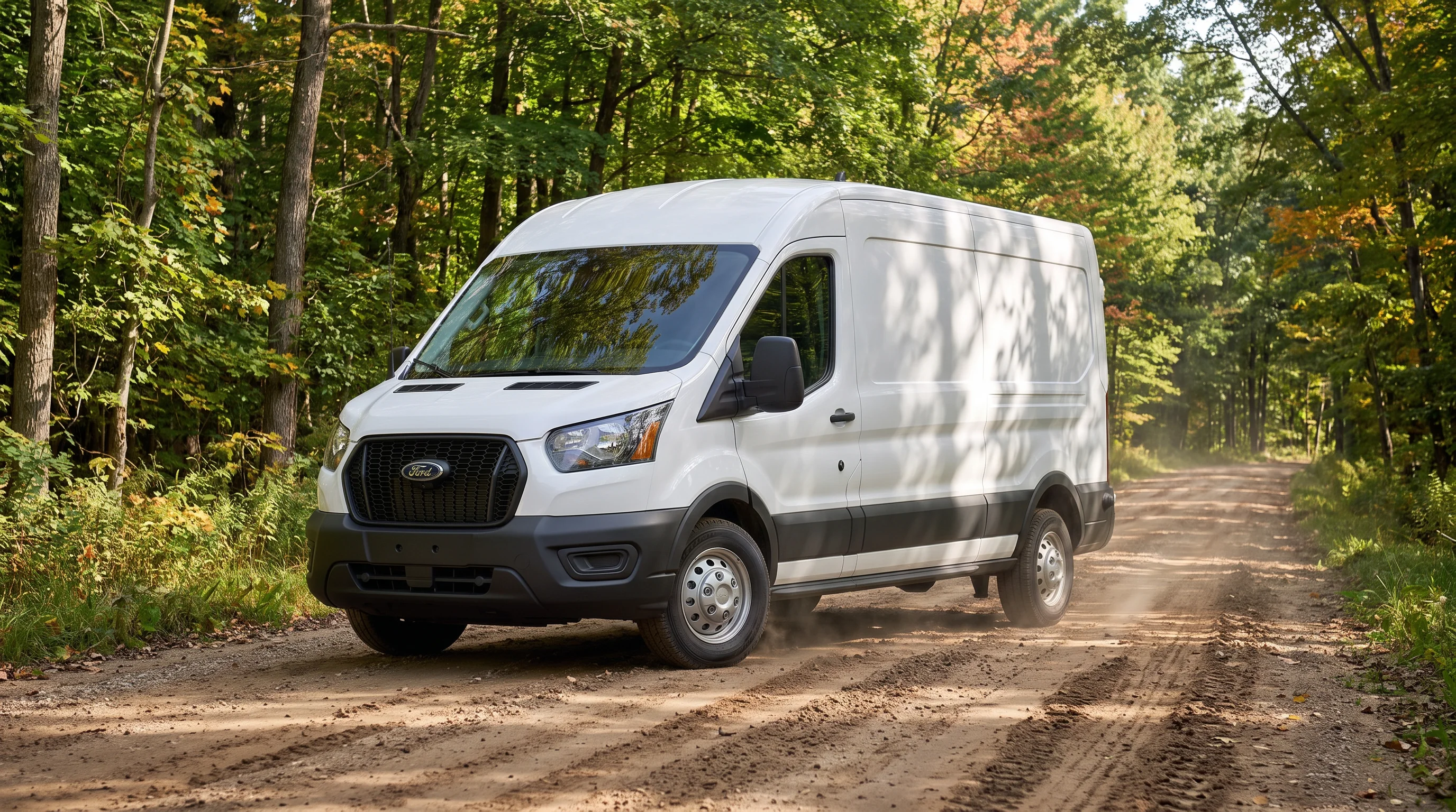 Ford Transit commercial van at Lynch Ford of Mukwonago in Mukwonago, WI