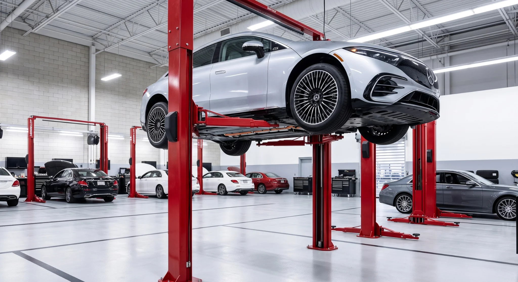 Mercedes-Benz service center at Mercedes-Benz of El Cajon