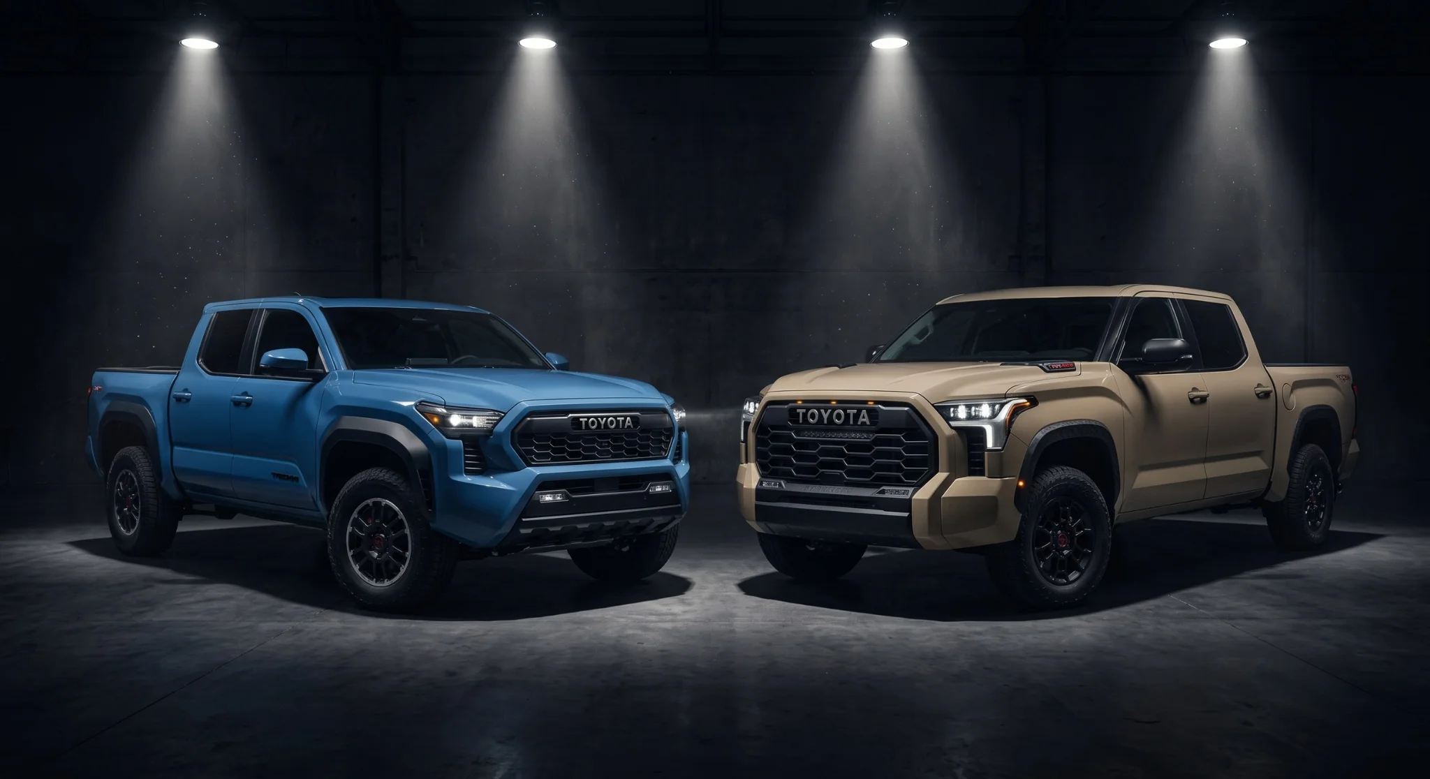 2026 Toyota Tacoma and 2026 Toyota Tundra pickup trucks