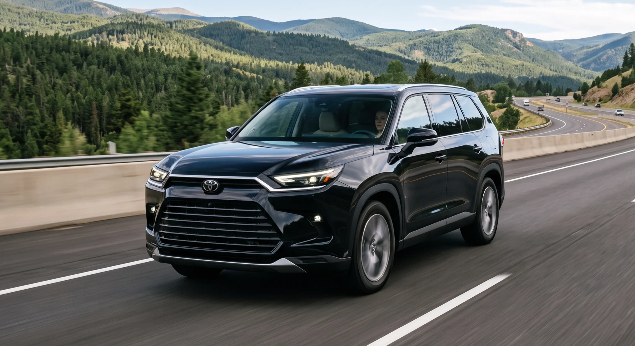 2026 Toyota Grand Highlander Hybrid three-row SUV at North Hollywood Toyota