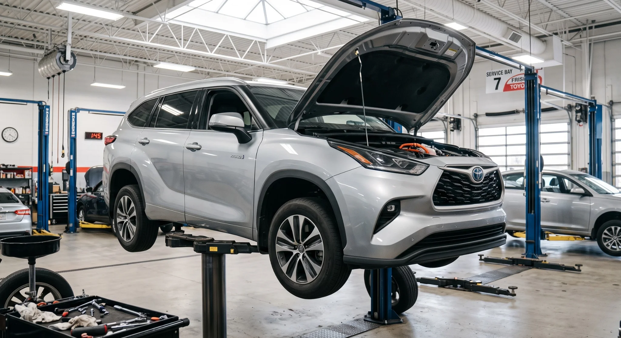 Toyota hybrid vehicle high-voltage battery system