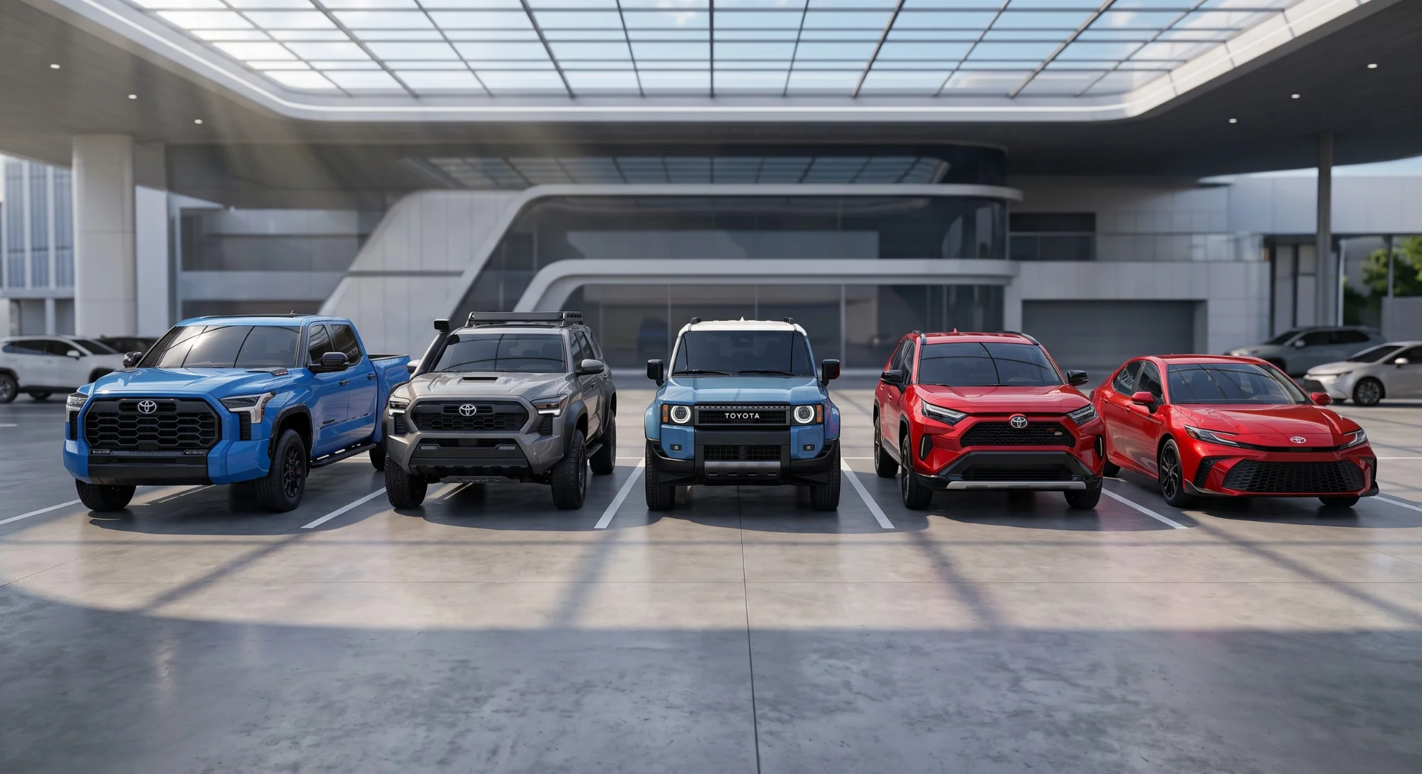 Car shopper reviewing a monthly vehicle budget and auto financing options