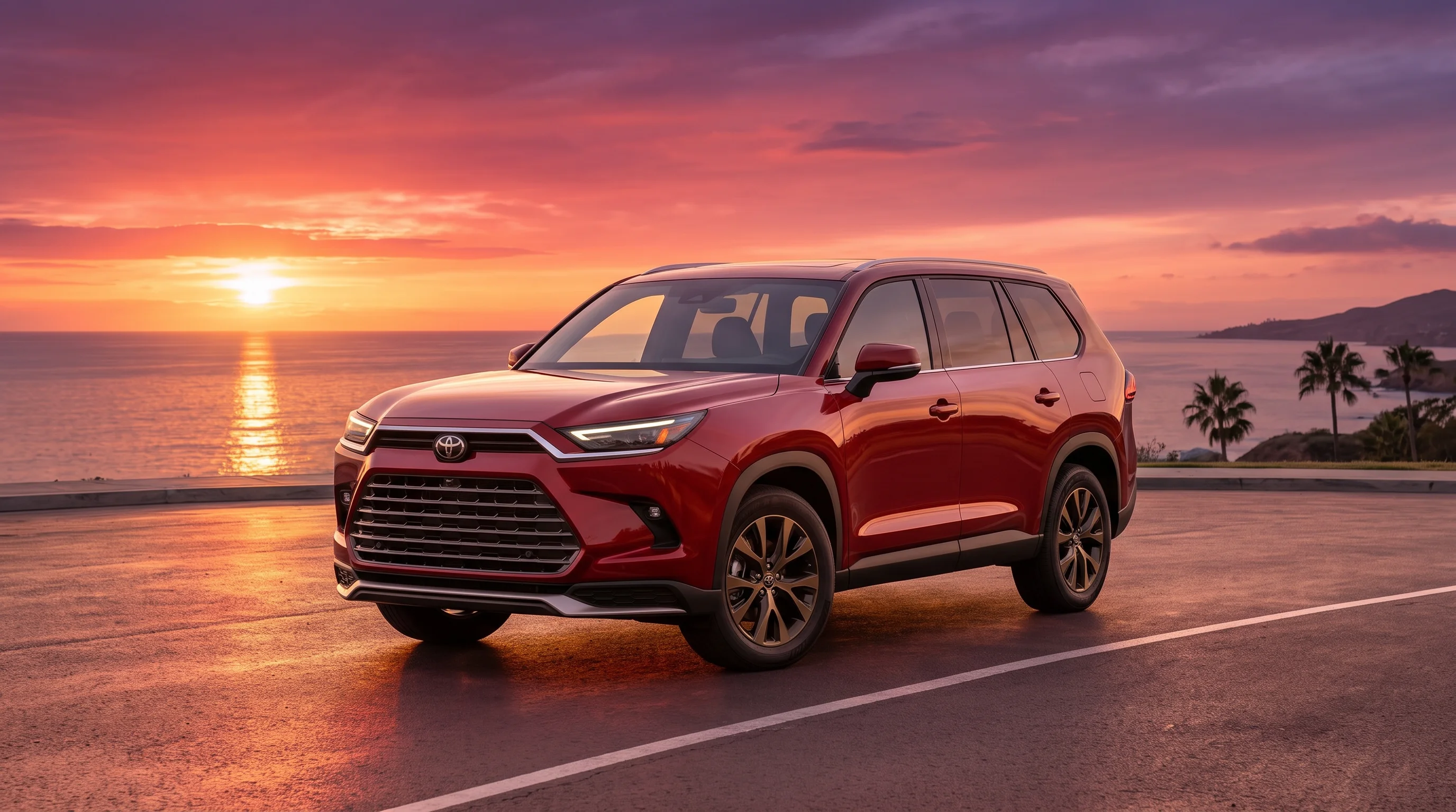 Toyota Grand Highlander Hybrid, one of the models available to lease or finance at North Hollywood Toyota