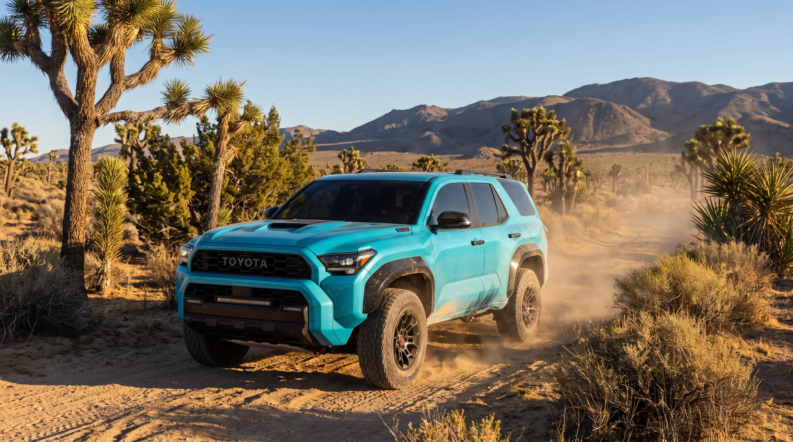 2026 Toyota 4Runner i-FORCE MAX hybrid parked on a trail near North Hollywood, CA