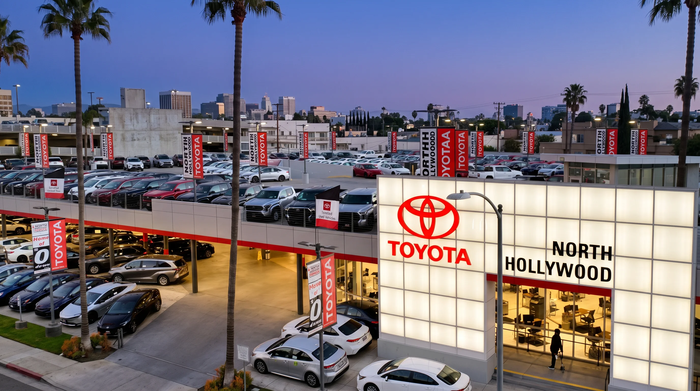 Car dealers in North Hollywood, CA — North Hollywood Toyota at 4606 Lankershim Blvd