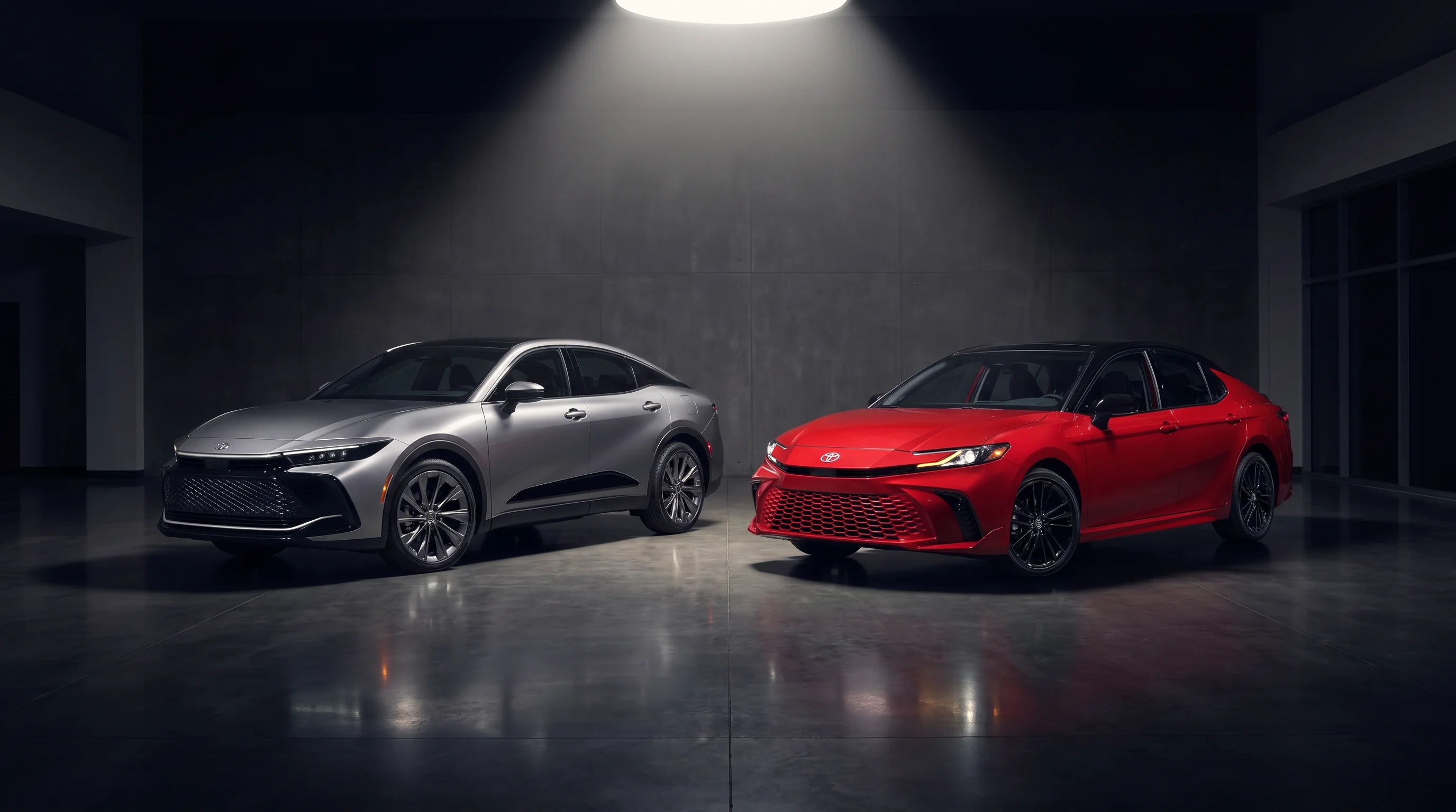 2026 Toyota Camry and 2026 Toyota Crown compared at North Hollywood Toyota