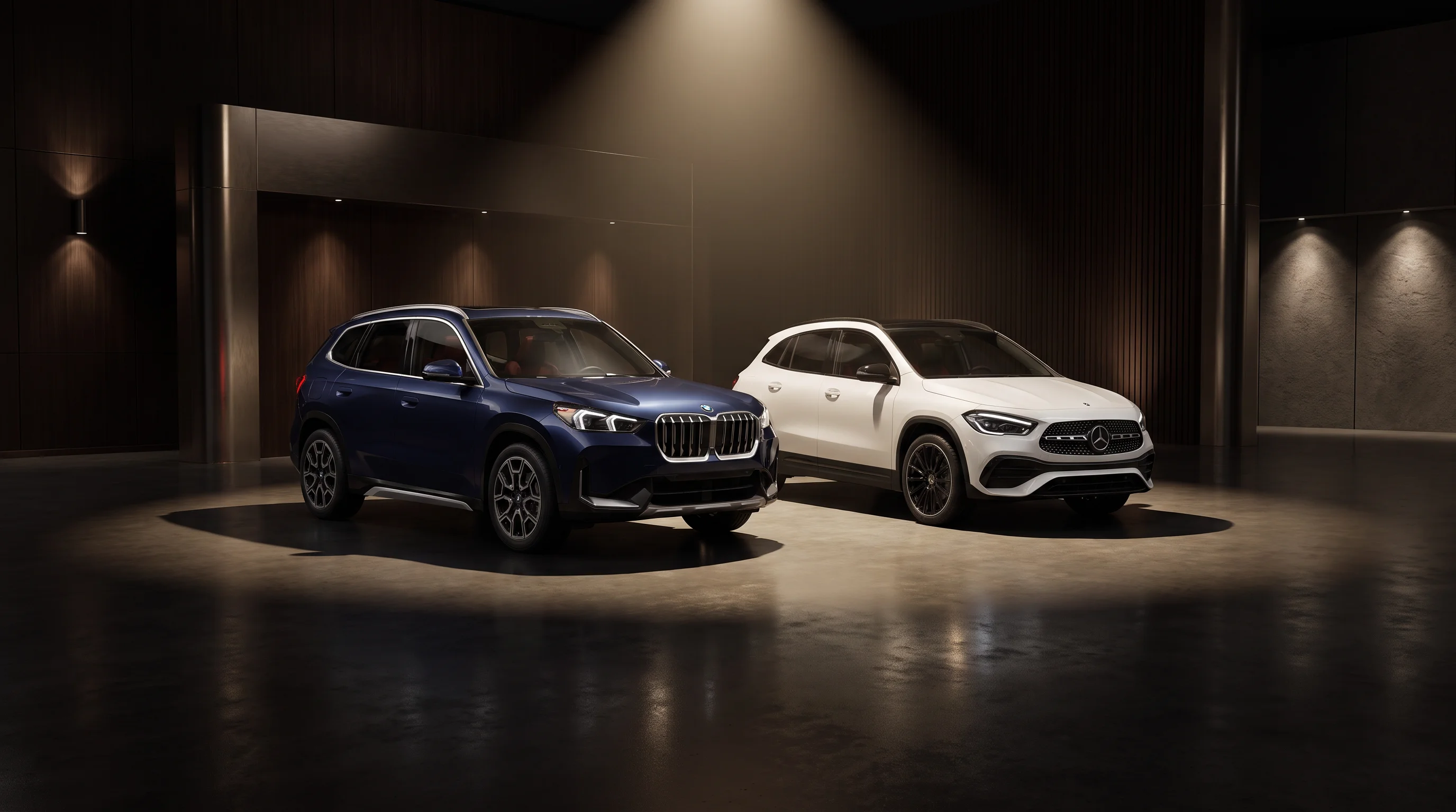 2026 BMW X1 and 2026 Mercedes-Benz GLA compared side by side at OREMOR Automotive Group