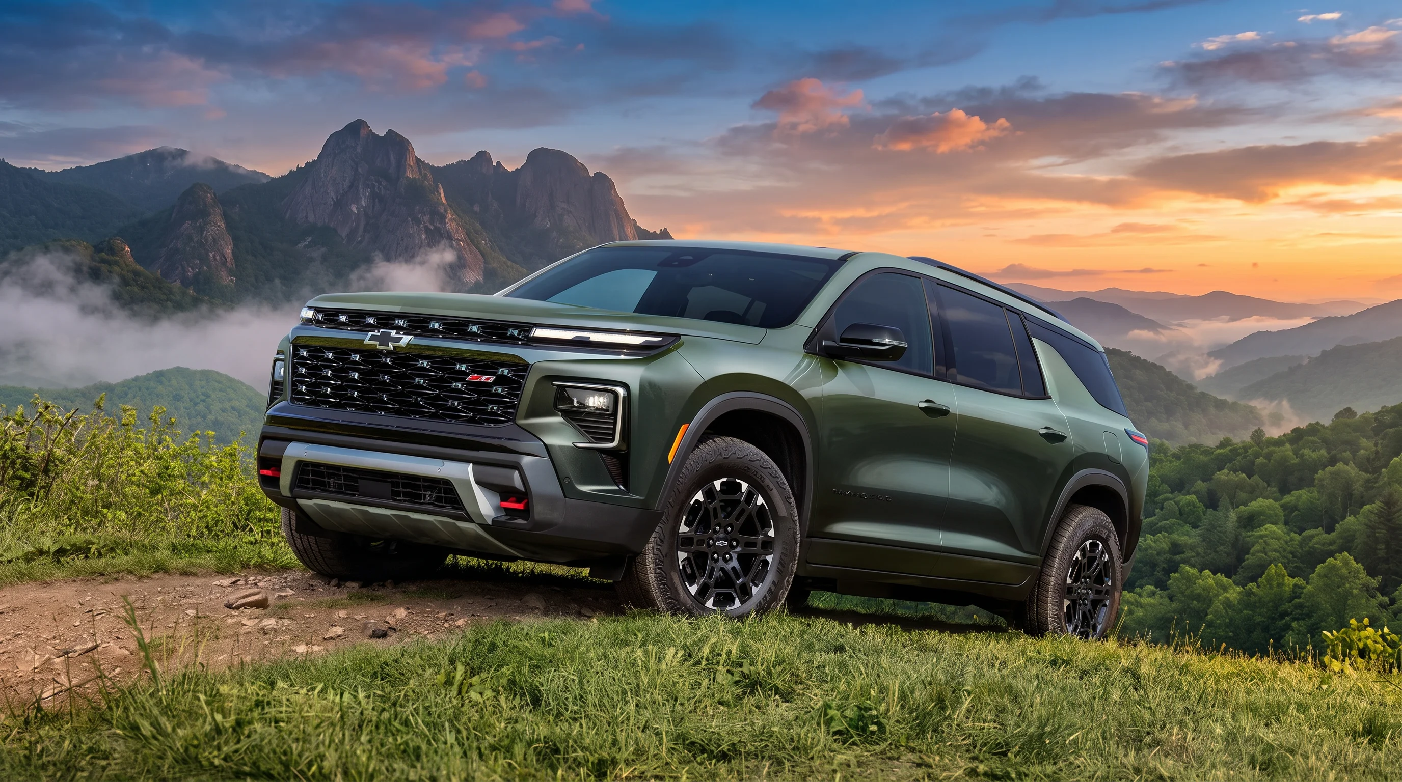 2027 Chevrolet Traverse three-row midsize SUV shown in profile