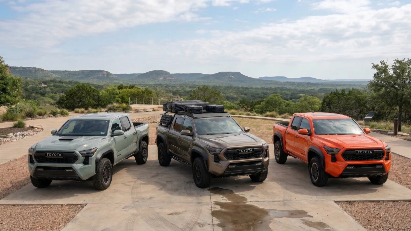 2026 Toyota Tacoma trim lineup at Temecula Valley Toyota