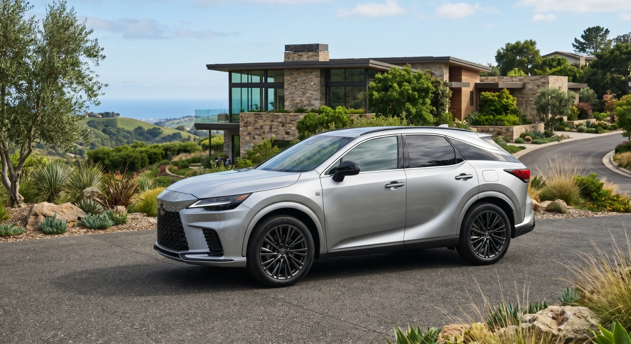 Fresno Lexus service technician performing scheduled vehicle maintenance