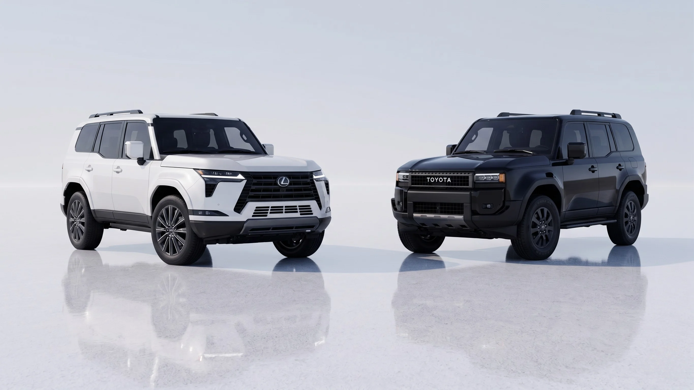 2026 Lexus GX 550 compared with 2026 Toyota Land Cruiser at Temecula Valley Lexus