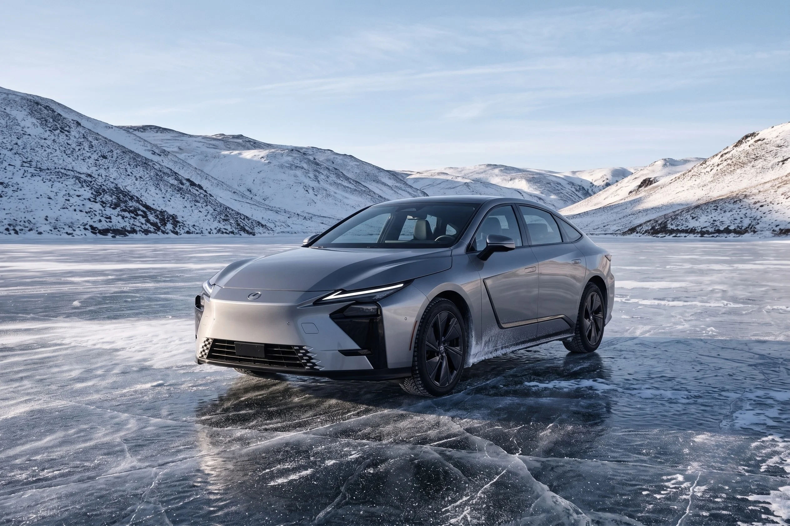 Lexus ES 2026, sedán de lujo de octava generación, vista exterior