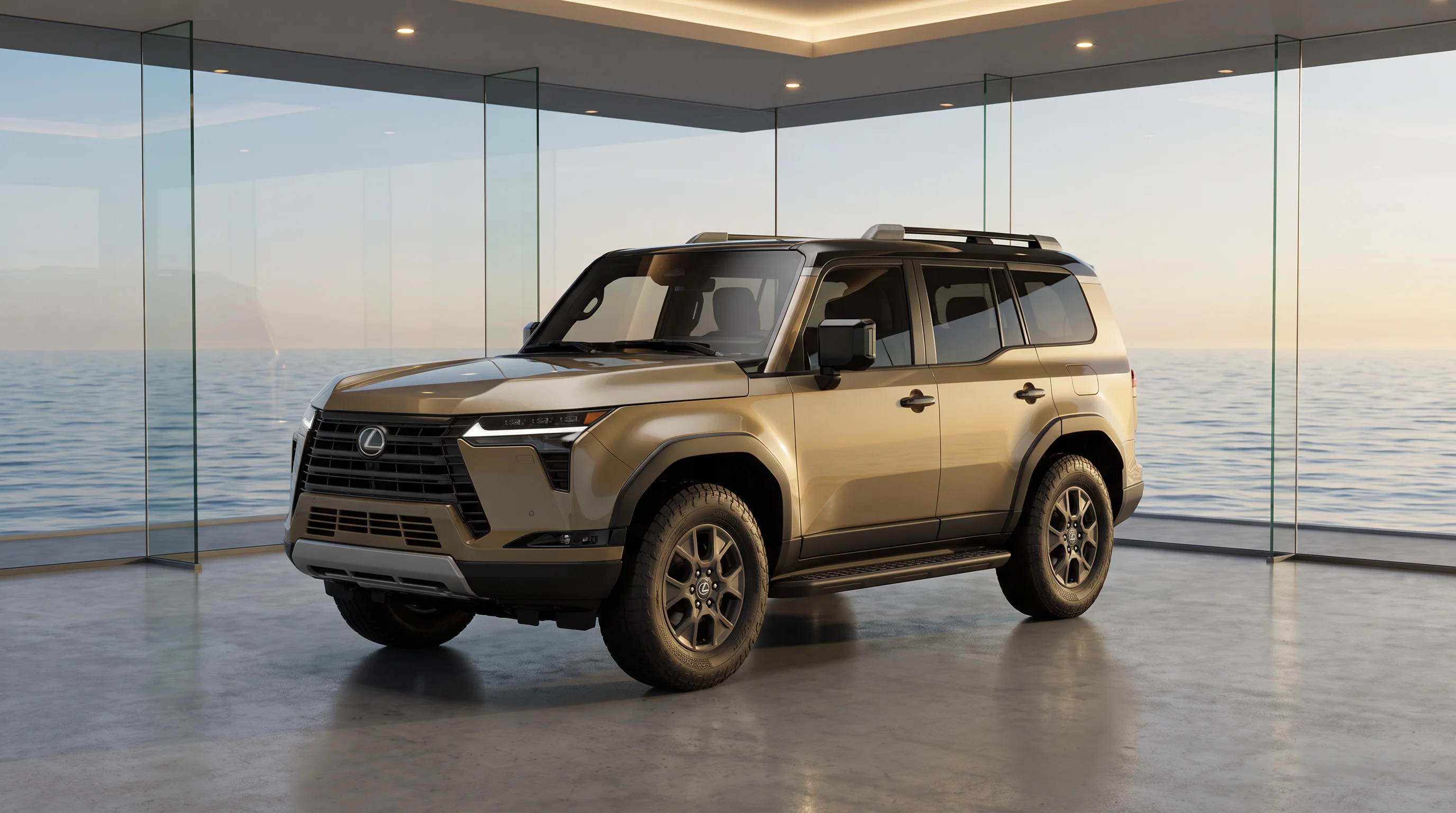 2026 Lexus GX 550 body-on-frame luxury SUV, rated an EPA-estimated 17 mpg combined