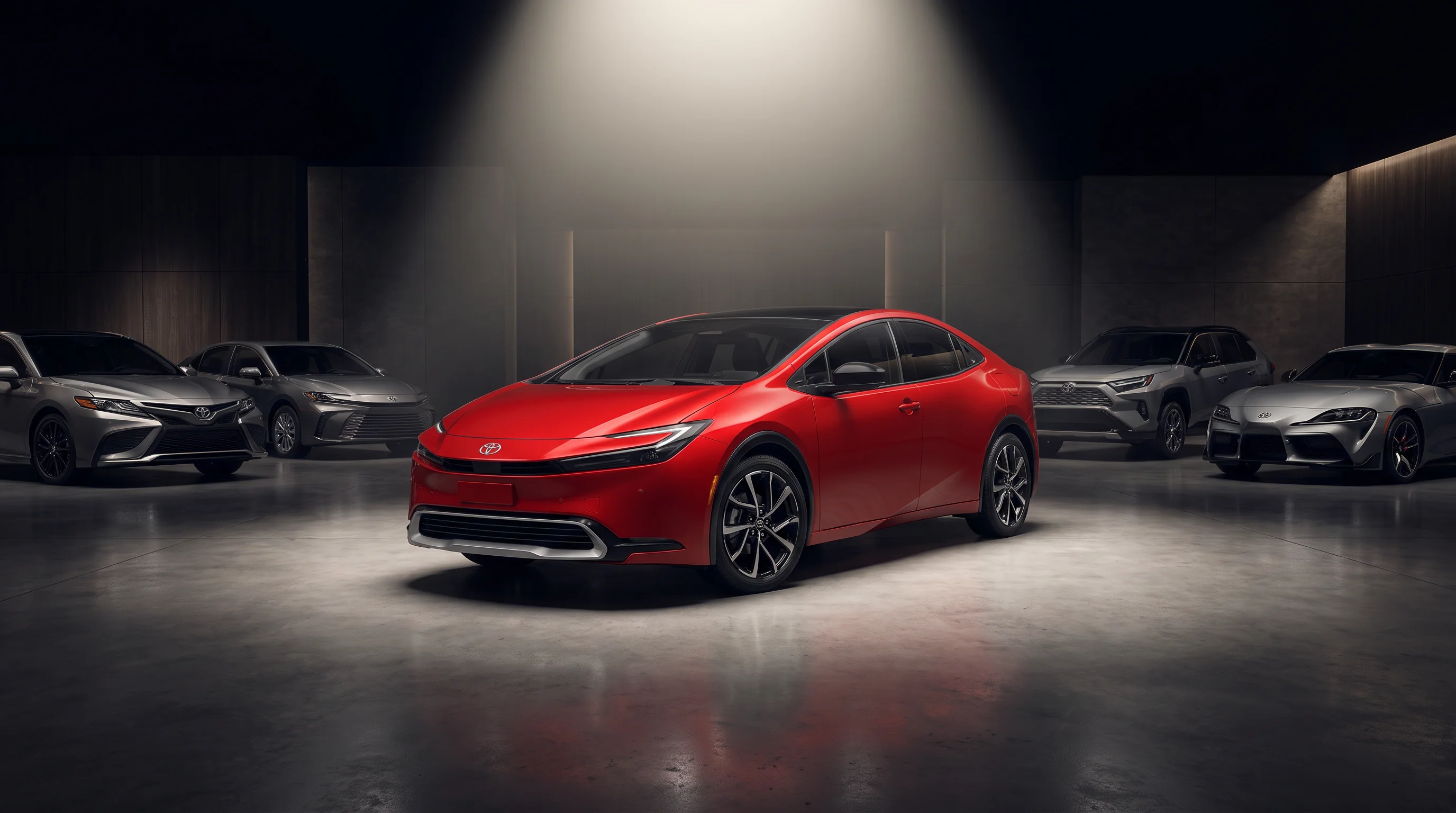 2027 Toyota Prius hybrid hatchback shown in profile at Temecula Valley Toyota