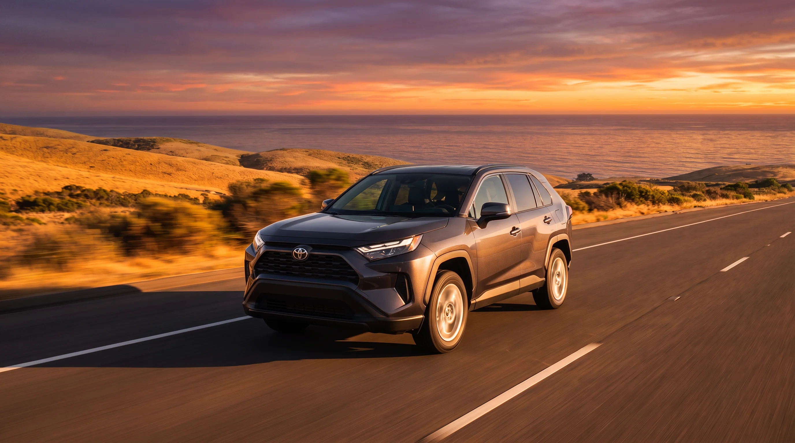 Previous-generation Toyota RAV4, the gas-powered model replaced by the hybrid-only 2026 RAV4 at Temecula Valley Toyota