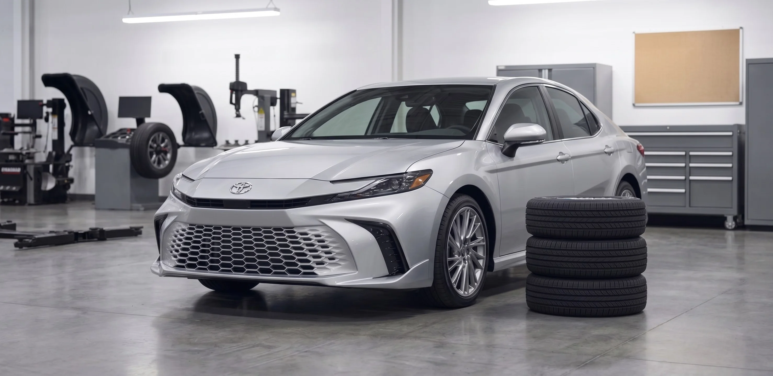 Toyota brake pad replacement service performed by a factory-trained technician at Toyota of Glendale in Glendale, CA