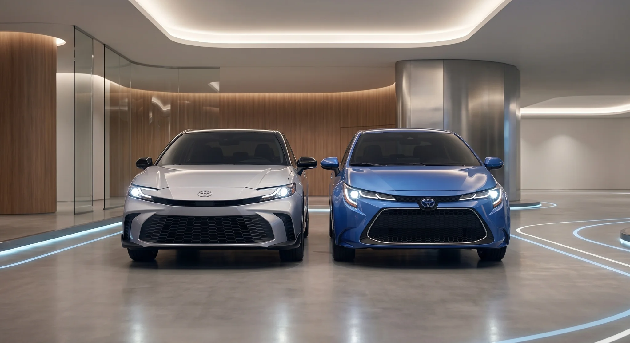 2026 Toyota hybrid sedan at North Hollywood Toyota