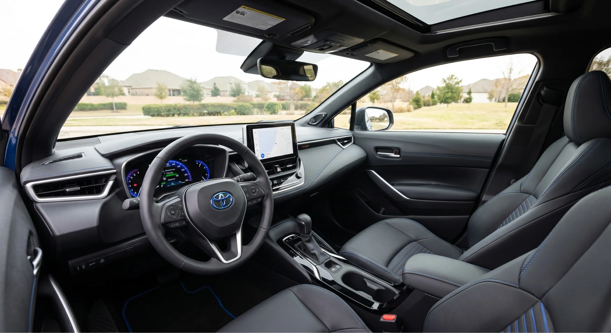 2026 Toyota Corolla Cross Hybrid interior and technology at North Hollywood Toyota
