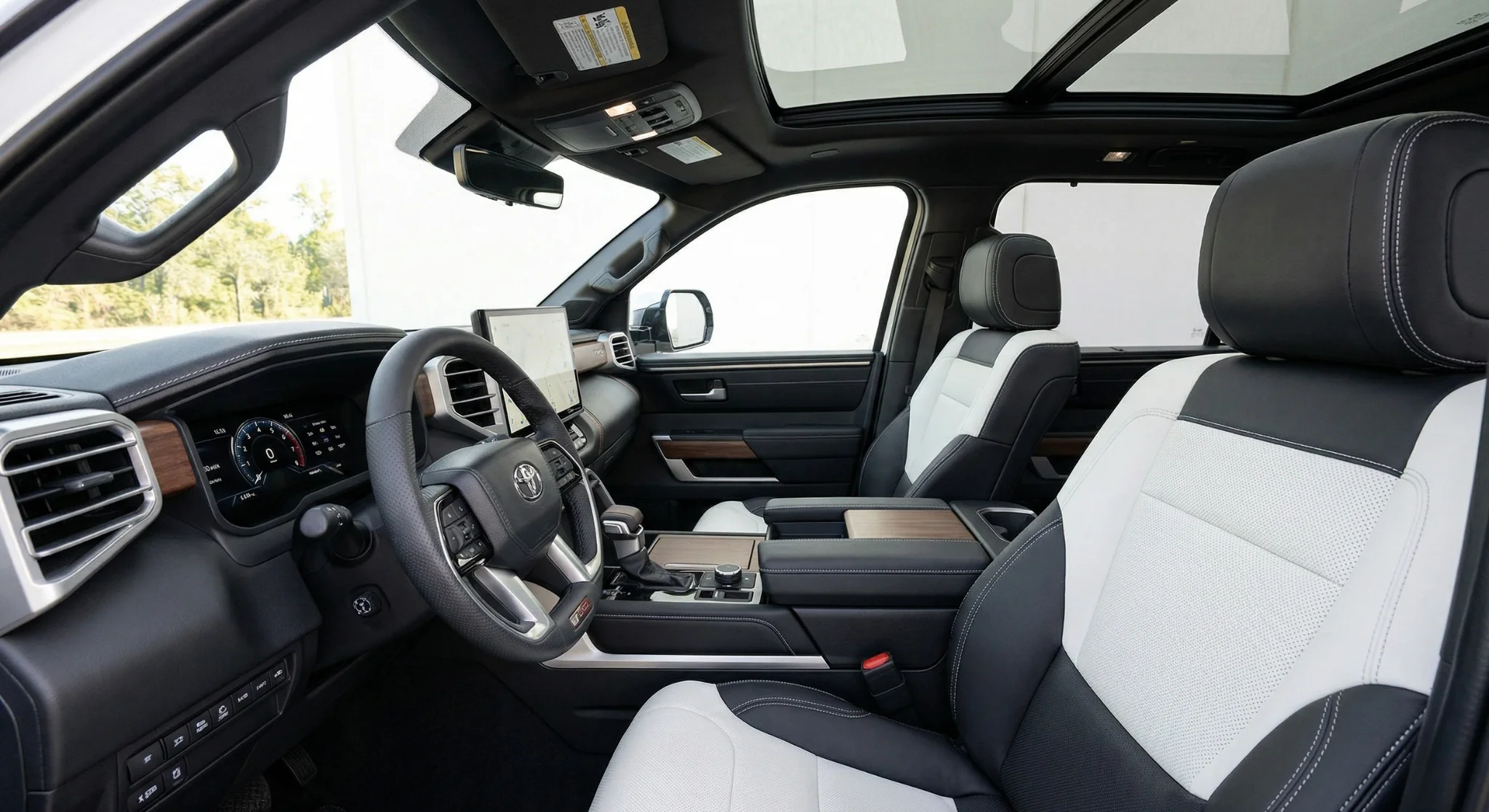 2026 Toyota Sequoia interior cabin and seating layout
